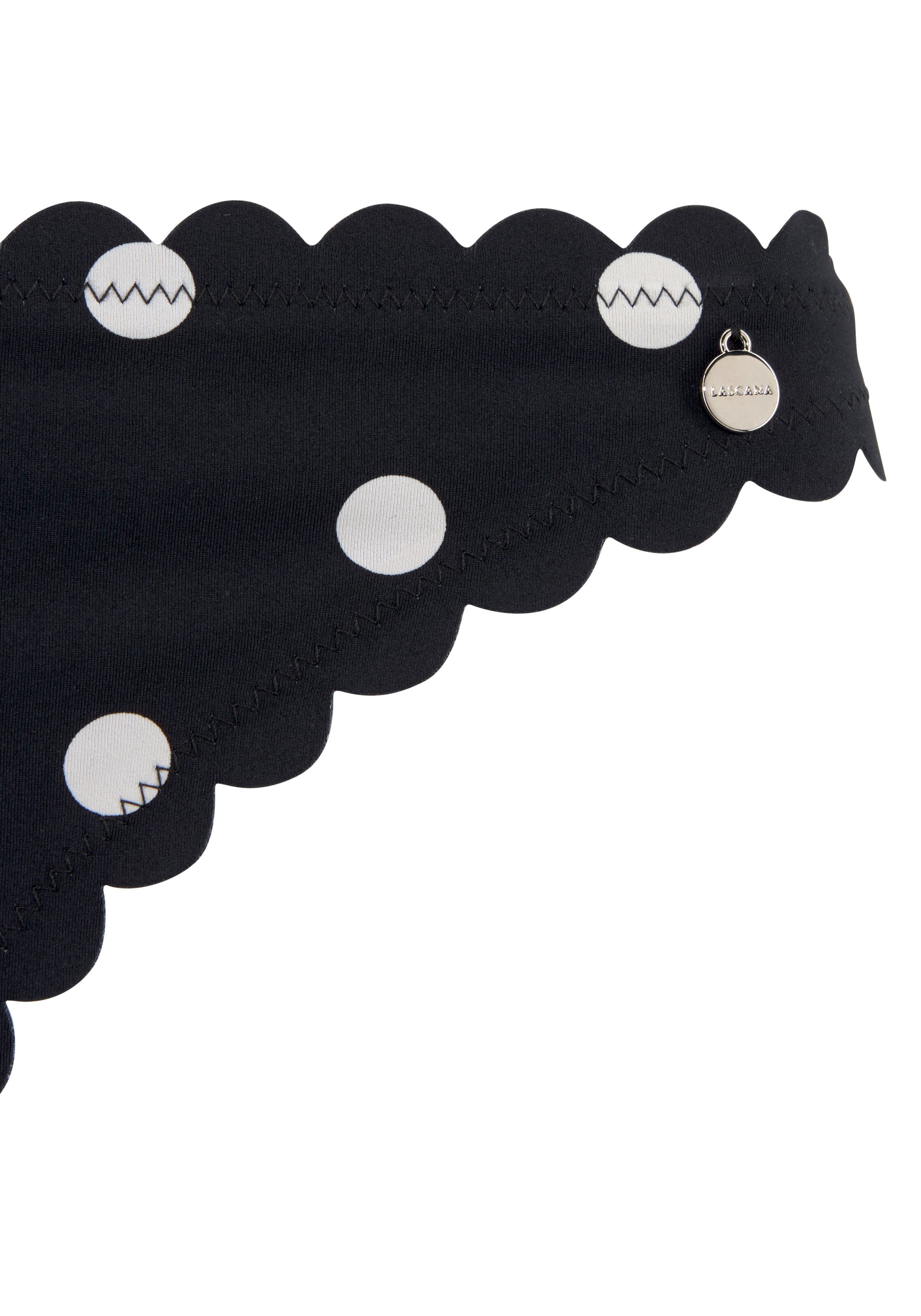 LASCANA Bikini-Hose Jada in knapper Brasilien-Form mit Muschelkante. Reduzierter Preis € 25,99. Unverbindliche Preisempfehlung € 36,99