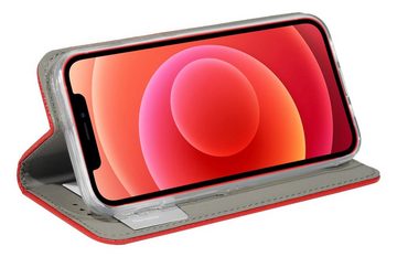 COFI 1453 Handyhülle Smart Magnet Hülle für Samsung Galaxy M14 5G Rot