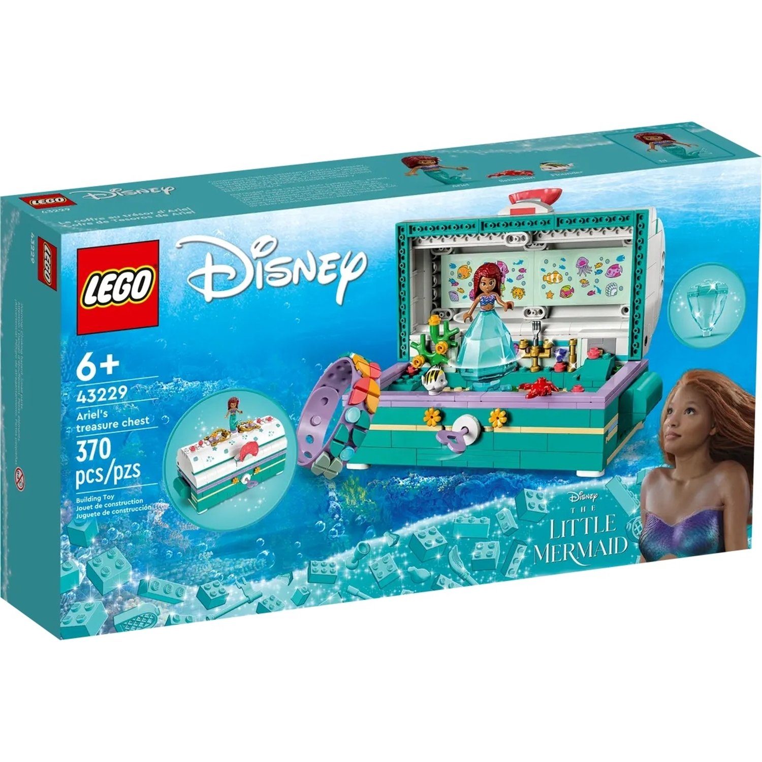 LEGO® 43229 Arielles Schatztruhe Konstruktionsspielsteine