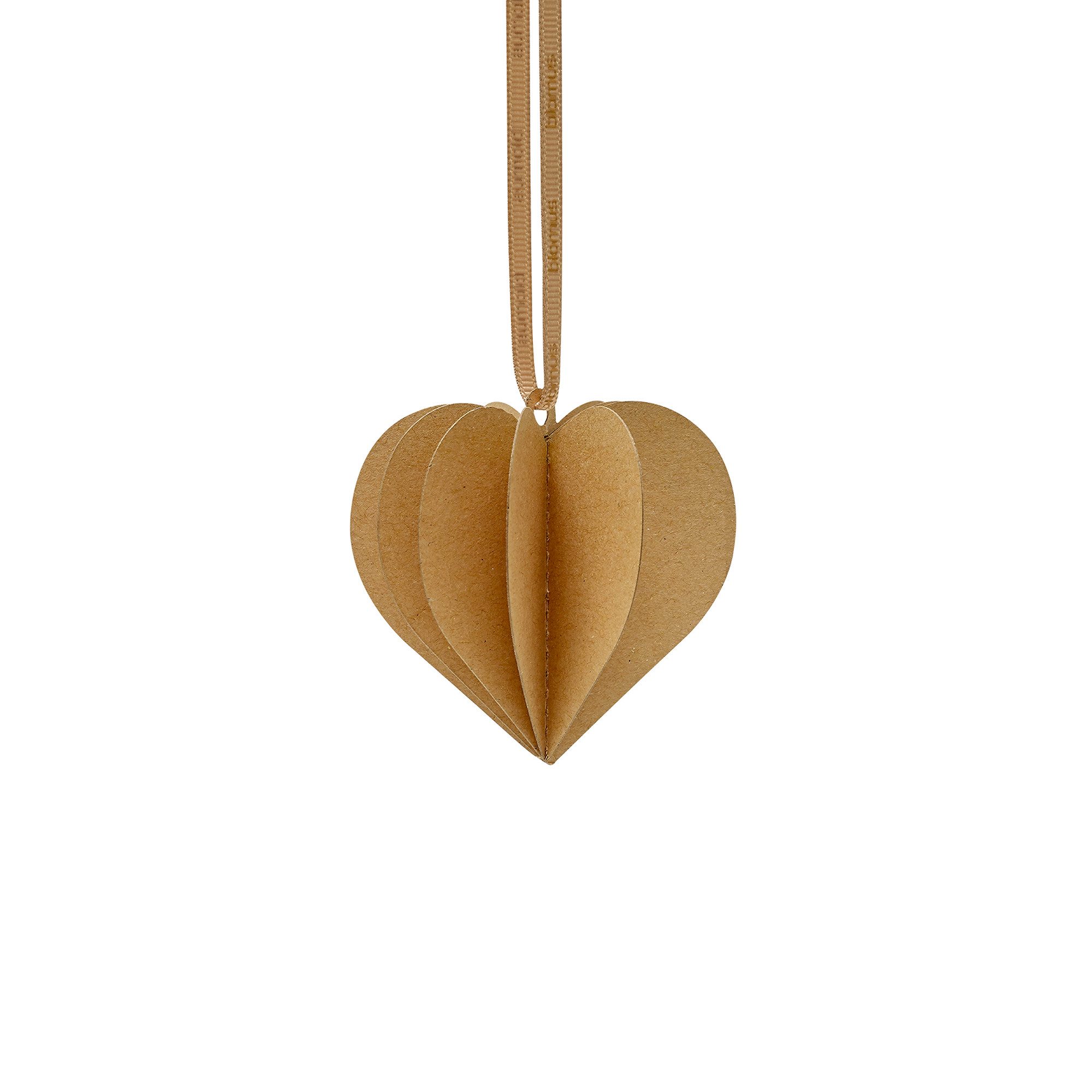 blomus Christbaumschmuck 4er Set -KAZARY- Weihnachtsschmuck, Anhänger, Weihnachtsdeko modern, 4er Set, zertifiziertes Papier, verschiedene Formen, Satinband