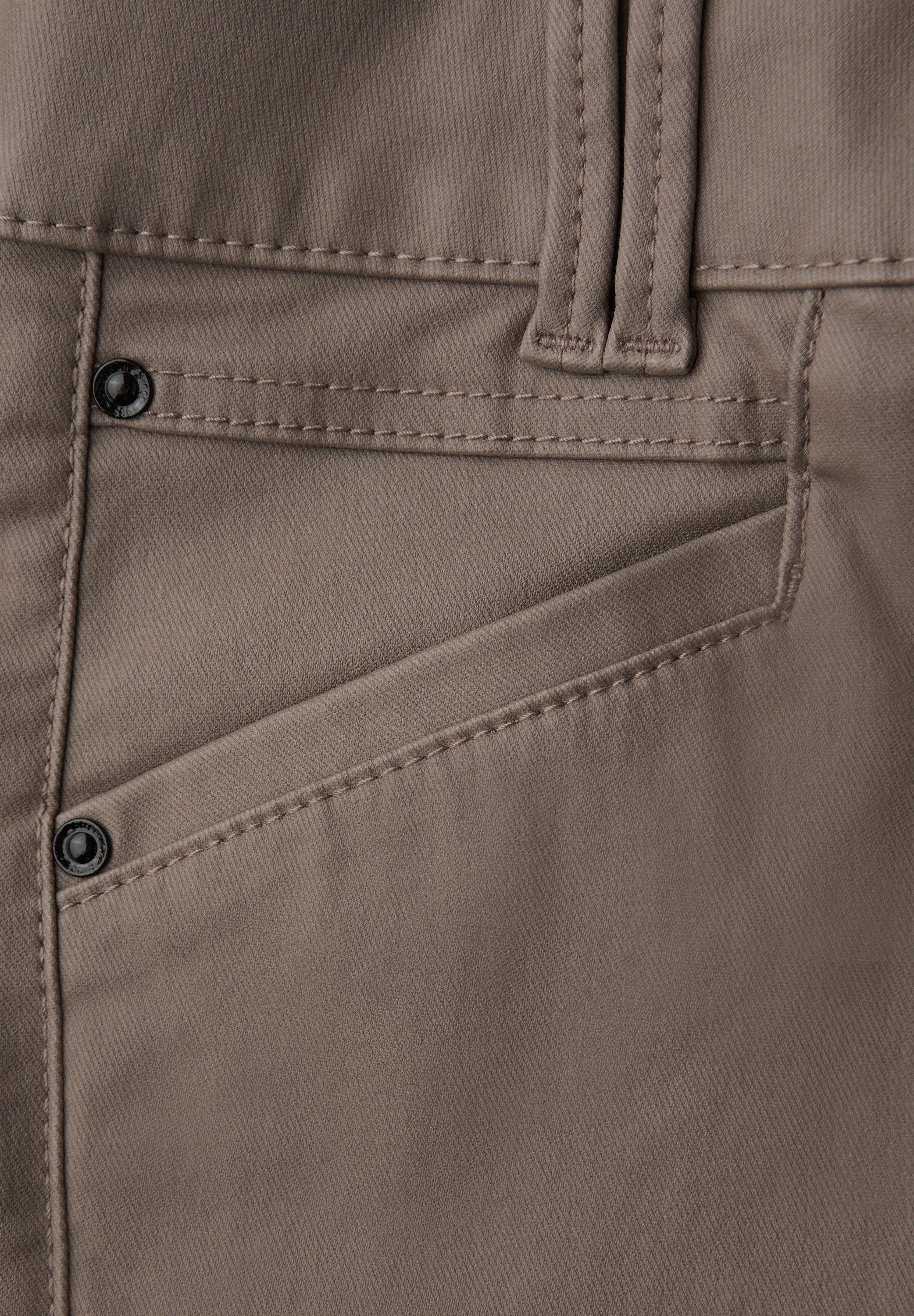 STREET ONE Lederimitathose mit Coating