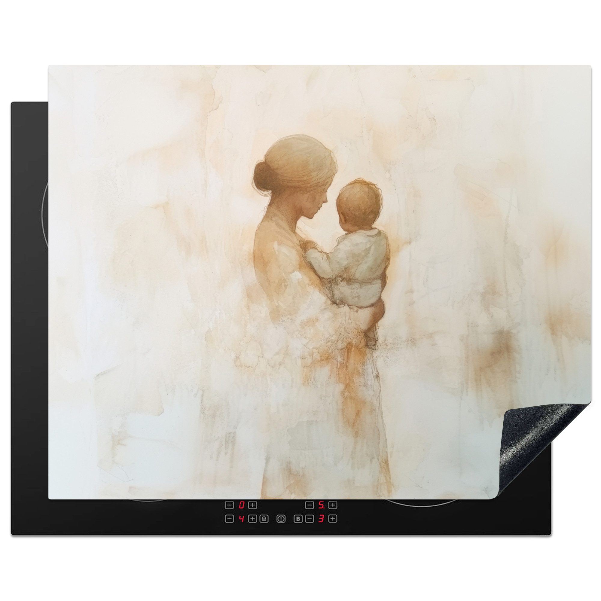 Kind - Mutter - Aquarell