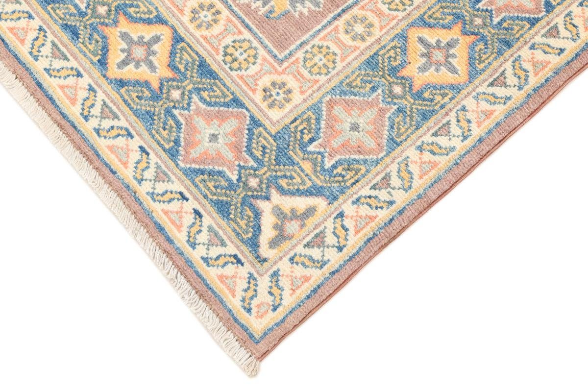 120x171 mm 5 Kazak Orientteppich Höhe: Handgeknüpfter Orientteppich, Nain Trading, rechteckig,