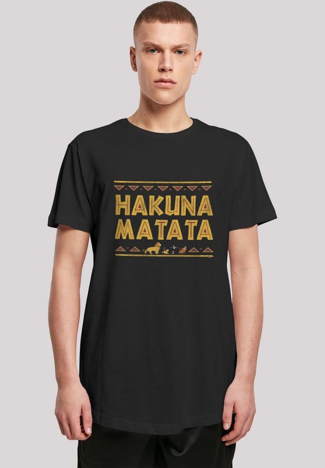 F4NT4STIC T-Shirt König der Löwen Hakuna Matata\' Print, Sehr weicher  Baumwollstoff mit hohem Tragekomfort