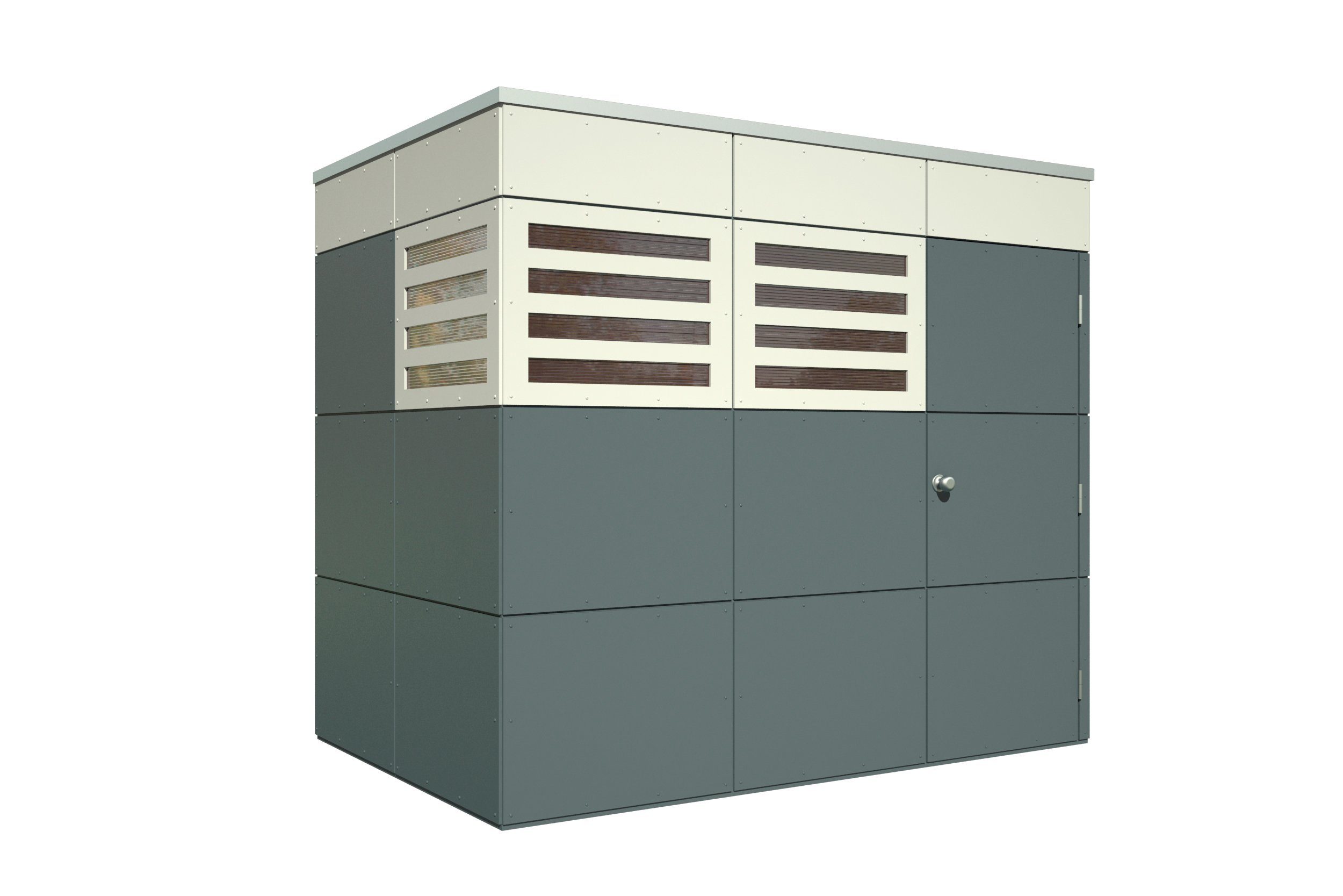 Skanholz Gartenhaus CrossCube Perth 2, BxT: 253x169 cm