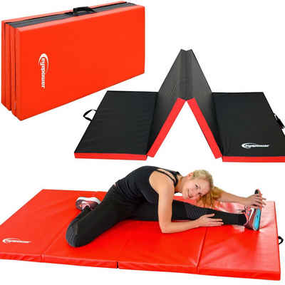 eyepower Fitnessmatte »XL Weichbodenmatte 200x100x5cm Faltbare Turnmatte«, Weichbodenmatte rot