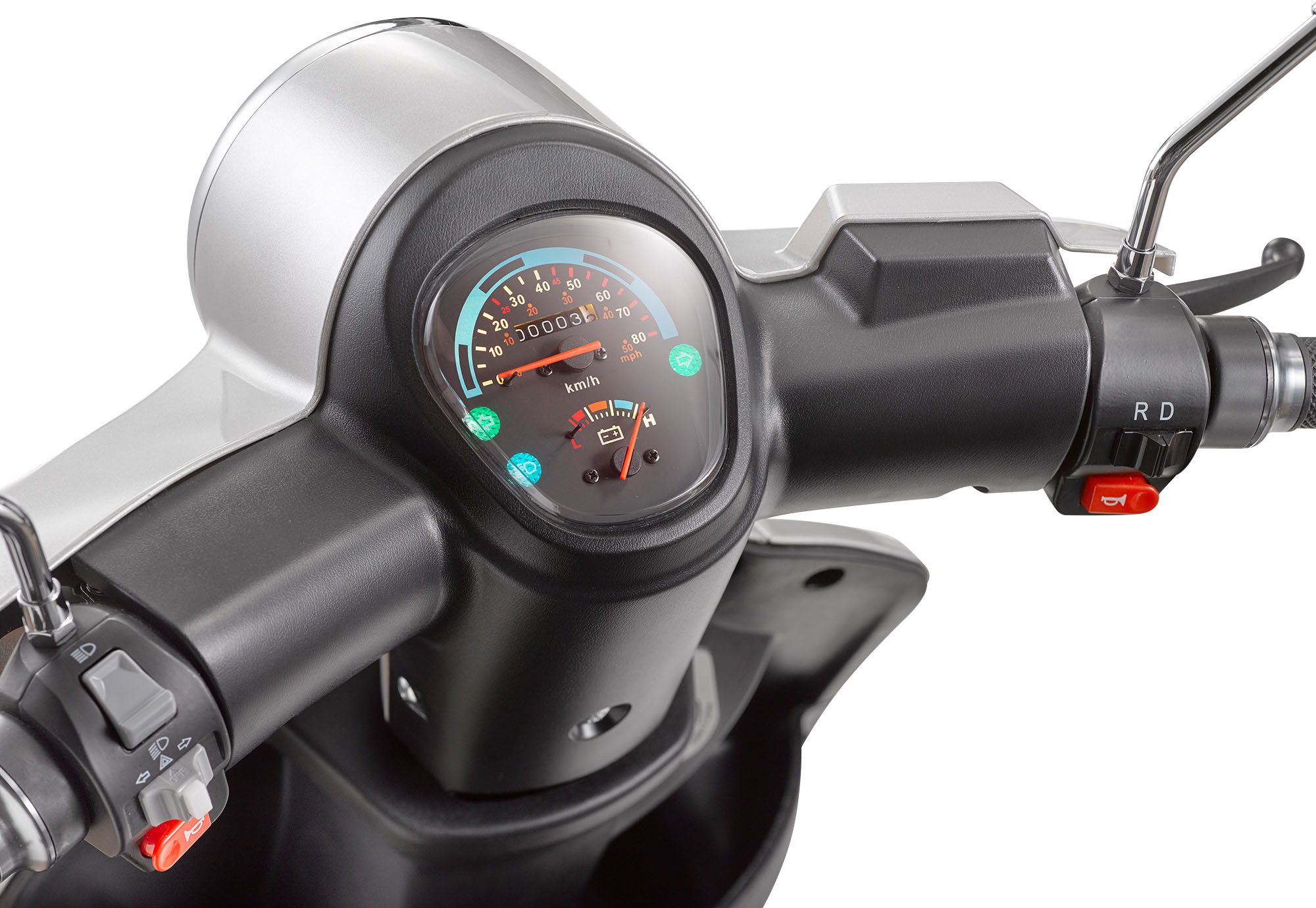 Luxxon Elektromobil E3800, 800 W, 20 km/h, (Elektroroller, Korb), bis zu 65 km Reichweite, Elektro Dreirad, Seniorenmobil