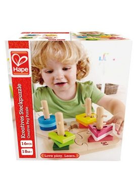 Hape Steckspielzeug, (Set, 16-tlg)