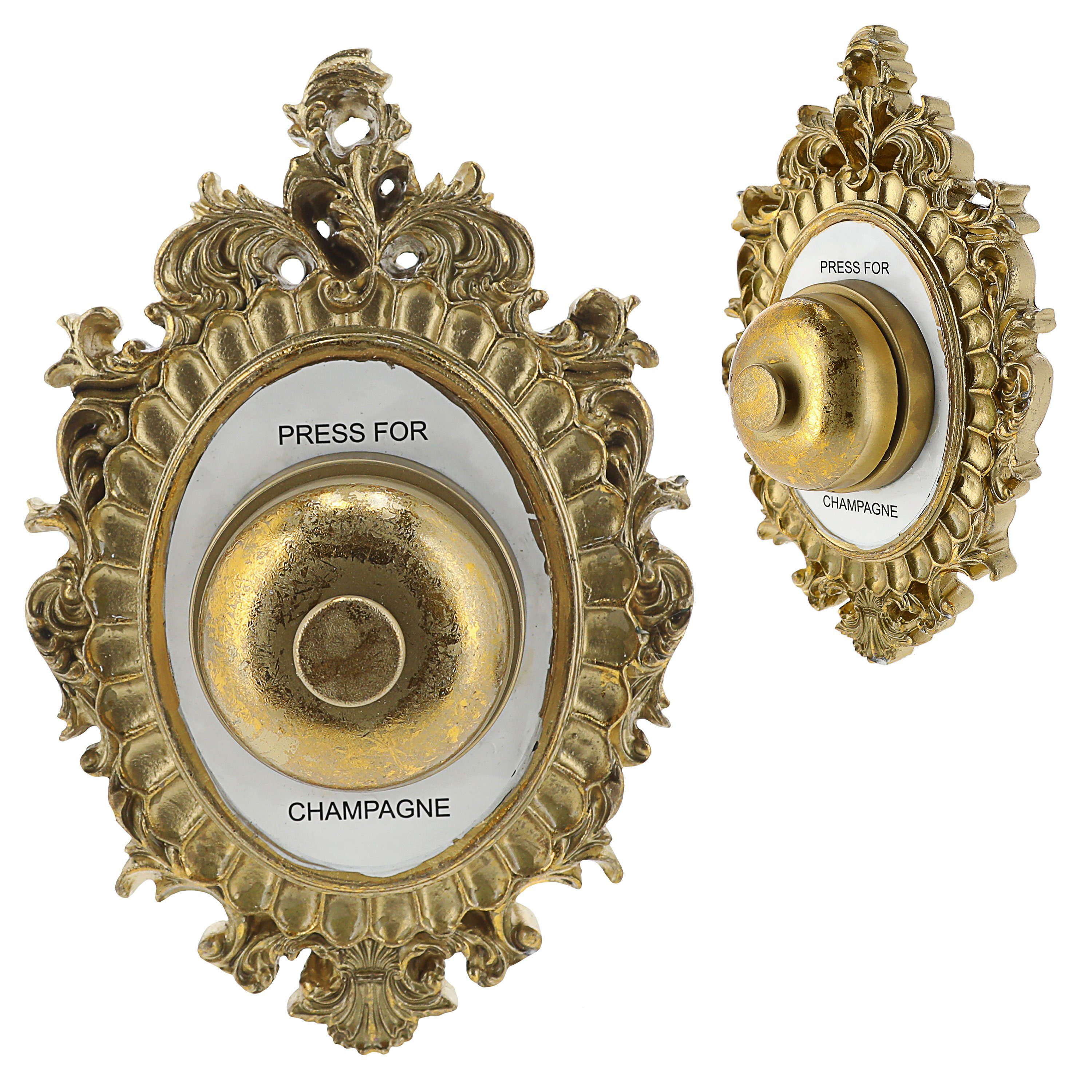 Eisen Champagne' 'Press CEPEWA Türklingel for Klingel gold 14,5x22x14,5cm Glocke