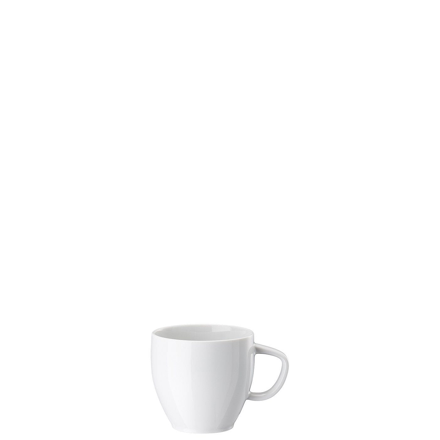 Rosenthal Tasse Junto Weiß Kaffee-Obertasse, Porzellan