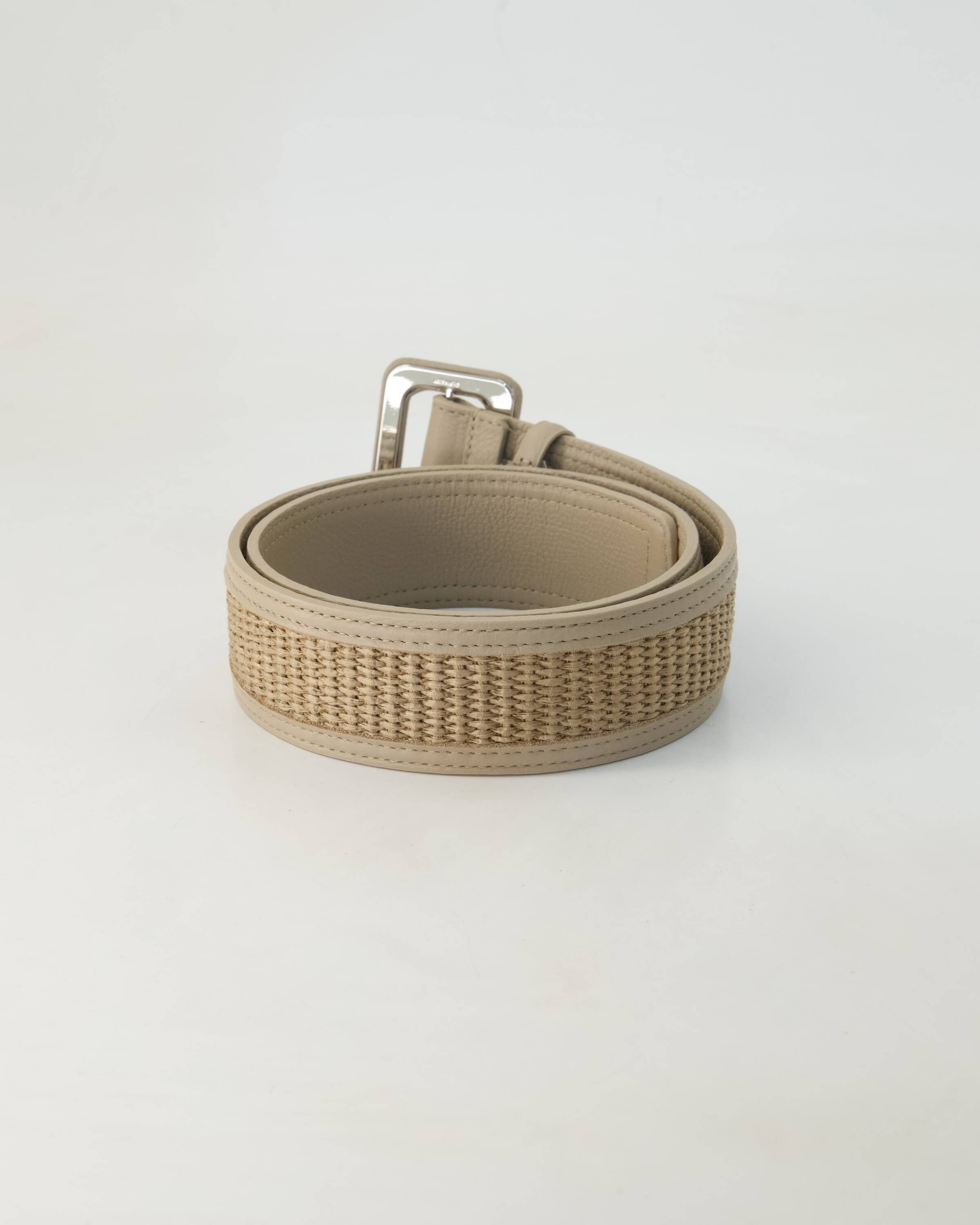 Abro Ledergürtel Gürtel Raffia Obermaterial: Leder und Textil
