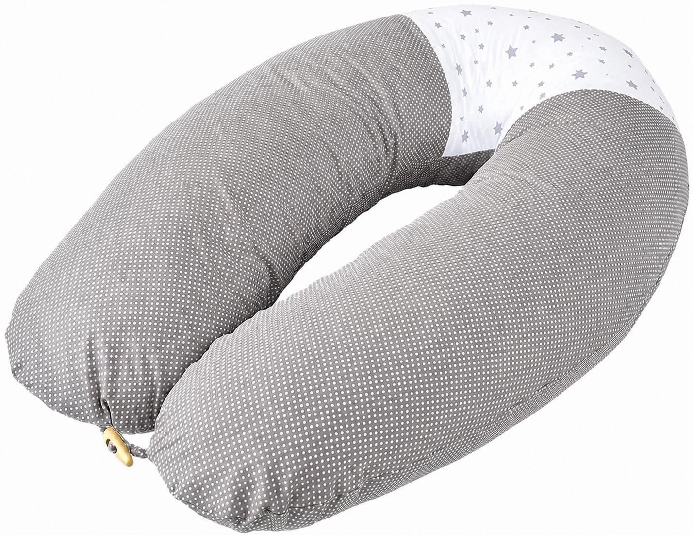 SEI Design Stillkissen Seitenschläferkissen Babynestchen Kuschelnest XXL, Schwangerschaftskissen mit Bezug, Schwangerschaftskissen mit Bezug, Bezug 100% Baumwolle