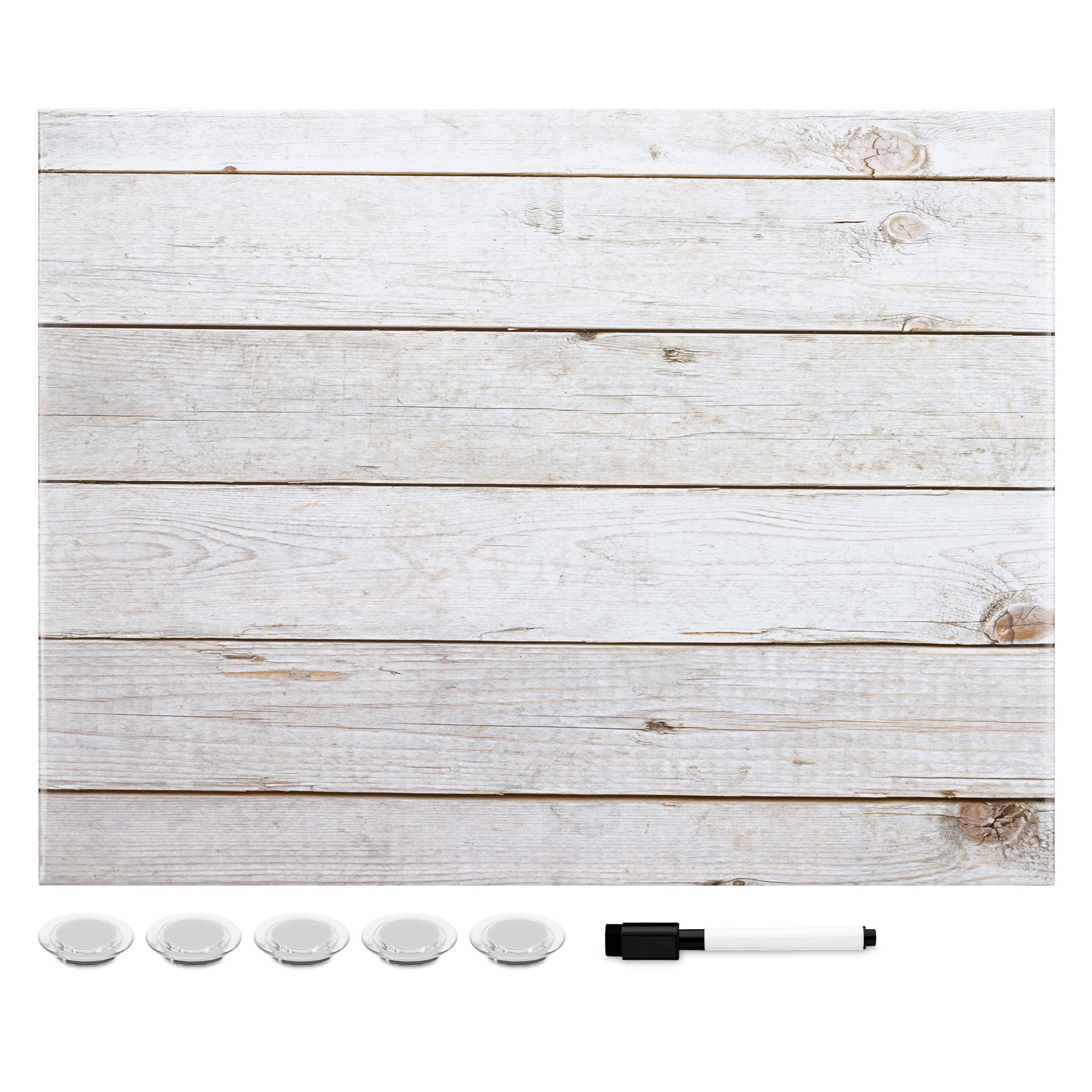 Navaris Memoboard Magnettafel Magnetpinnwand Memoboard zum Beschriften - 33x43cm Tafel