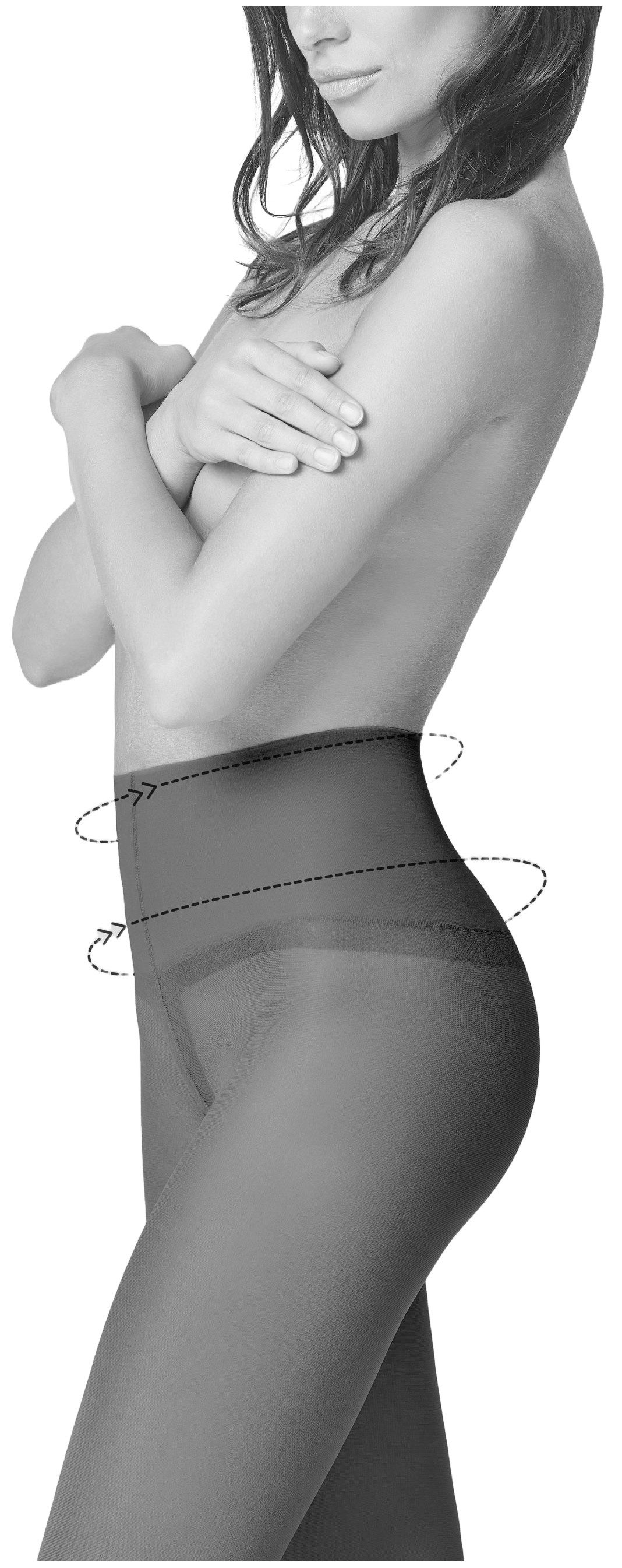 Fiore Stützstrumpfhose Bodycare (Packung 1 St. 1 Paar) Feinstrumpfhose 40DEN mit Bauch-weg Shaping-Effekt