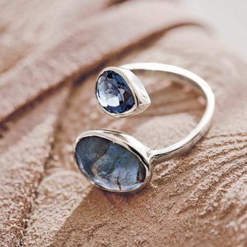 Mirabeau Fingerring Ring Meadow blau/silber