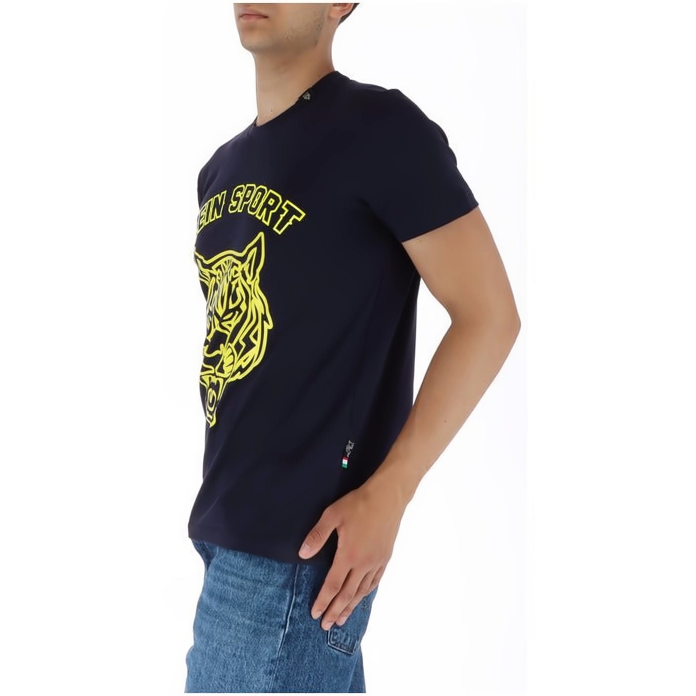 Tragekomfort, Look, hoher Farbauswahl vielfältige NECK T-Shirt SPORT ROUND Stylischer PLEIN