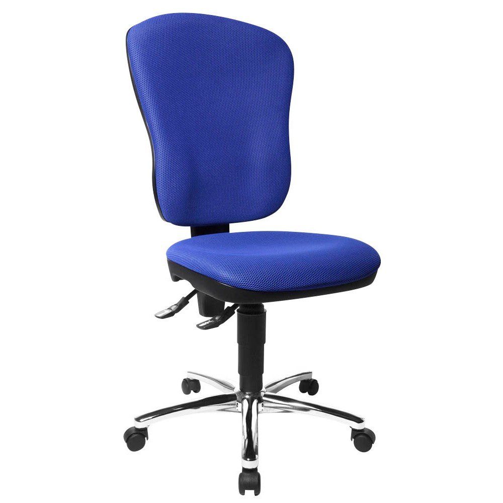 Bürostuhl 1 Stuhl Bürostuhl Steel Point 80 - blau