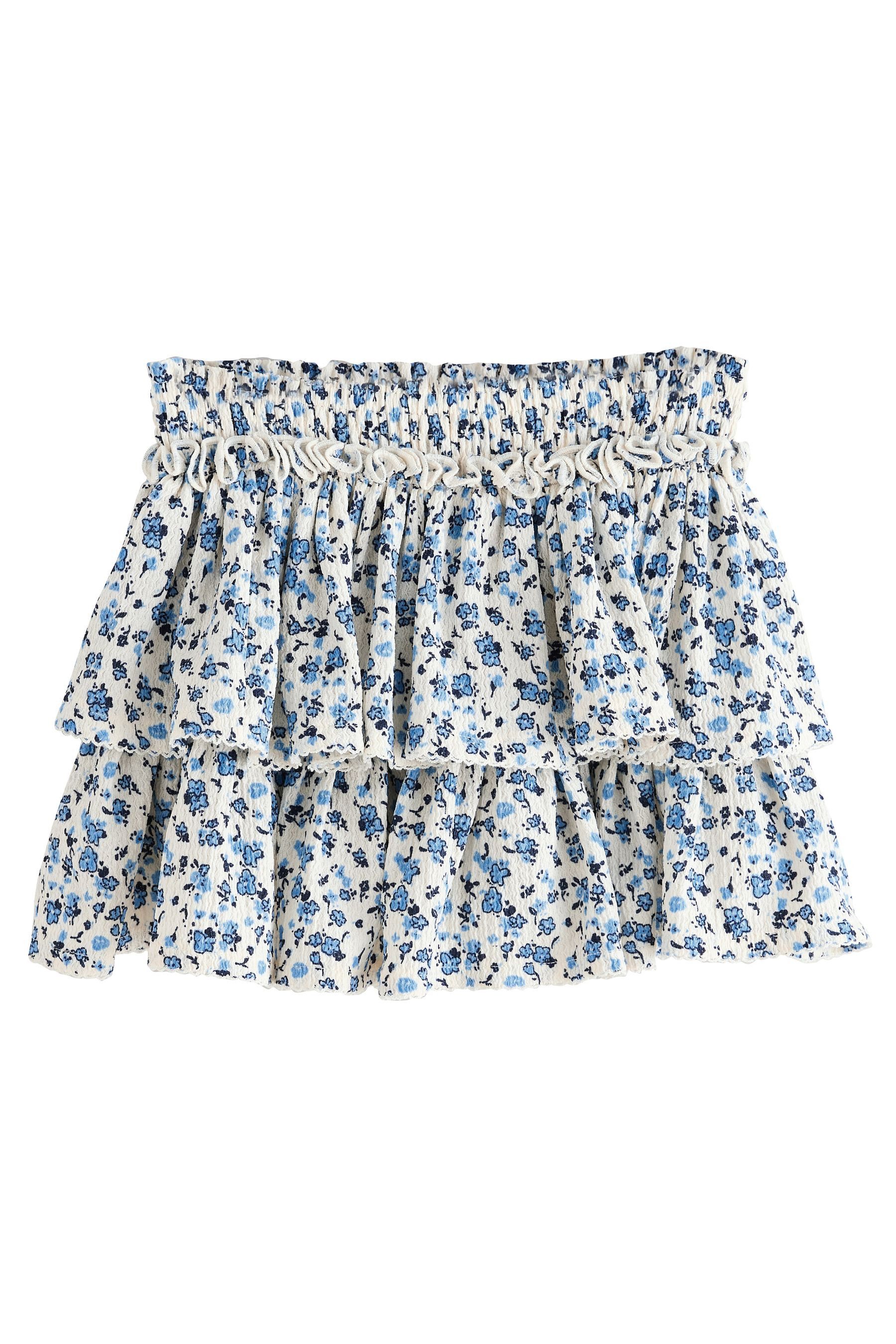 Next Jerseyrock Stufenrock in Knitteroptik (1-tlg)