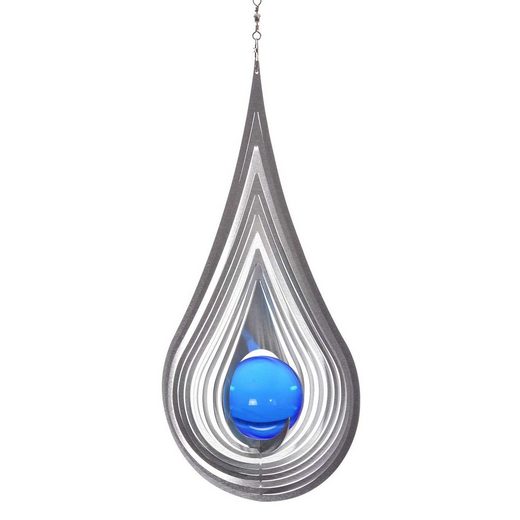 ILLUMINO Windspiel »Edelstahl Windspiel Tropfen L mit