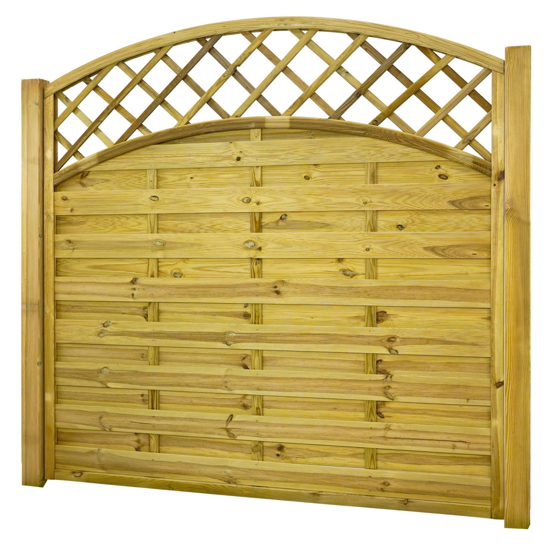 GartenLand Zaun Dichtzaun Vario 180x180 cm Kiefer – Kesseldruckimprägniert, (Set, Ohne Pfosten, 180x180 cm)