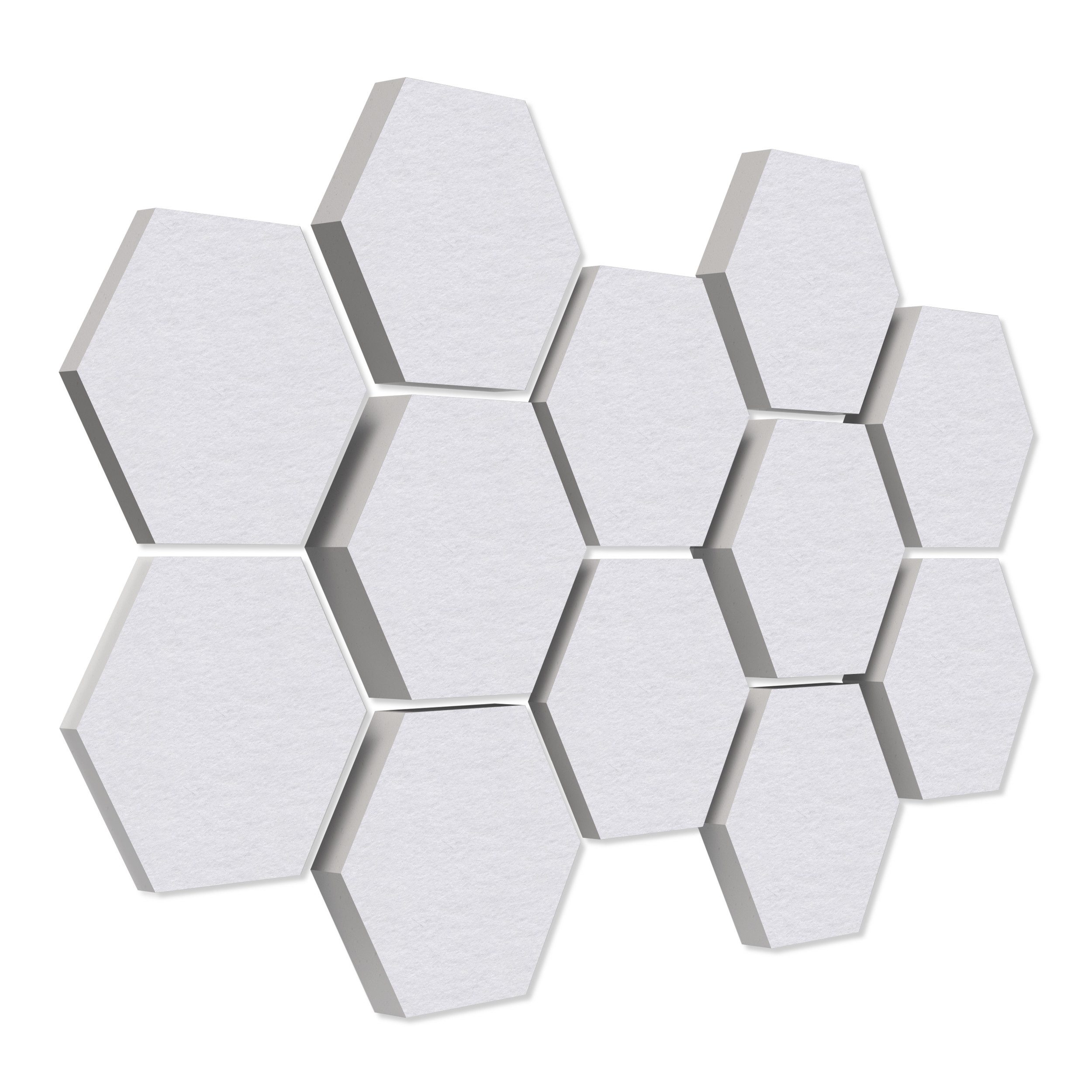platino24 Akustikplatte 12 Absorber Wabenform aus Basotect ® G+