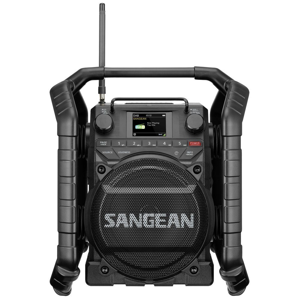 Sangean Sangean U-4X DAB+/FM-RDS/Bluetooth/AUX/TWS/USB Ultra Rugged Rad Bauste Radio