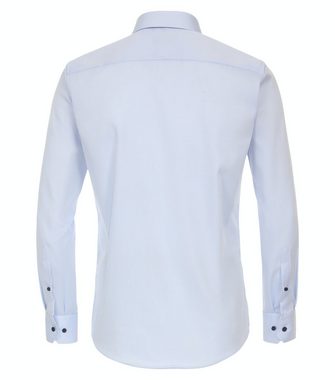 Redmond Businesshemd Businesshemd - Modern Fit - Langarm - Einfarbig - Hellblau