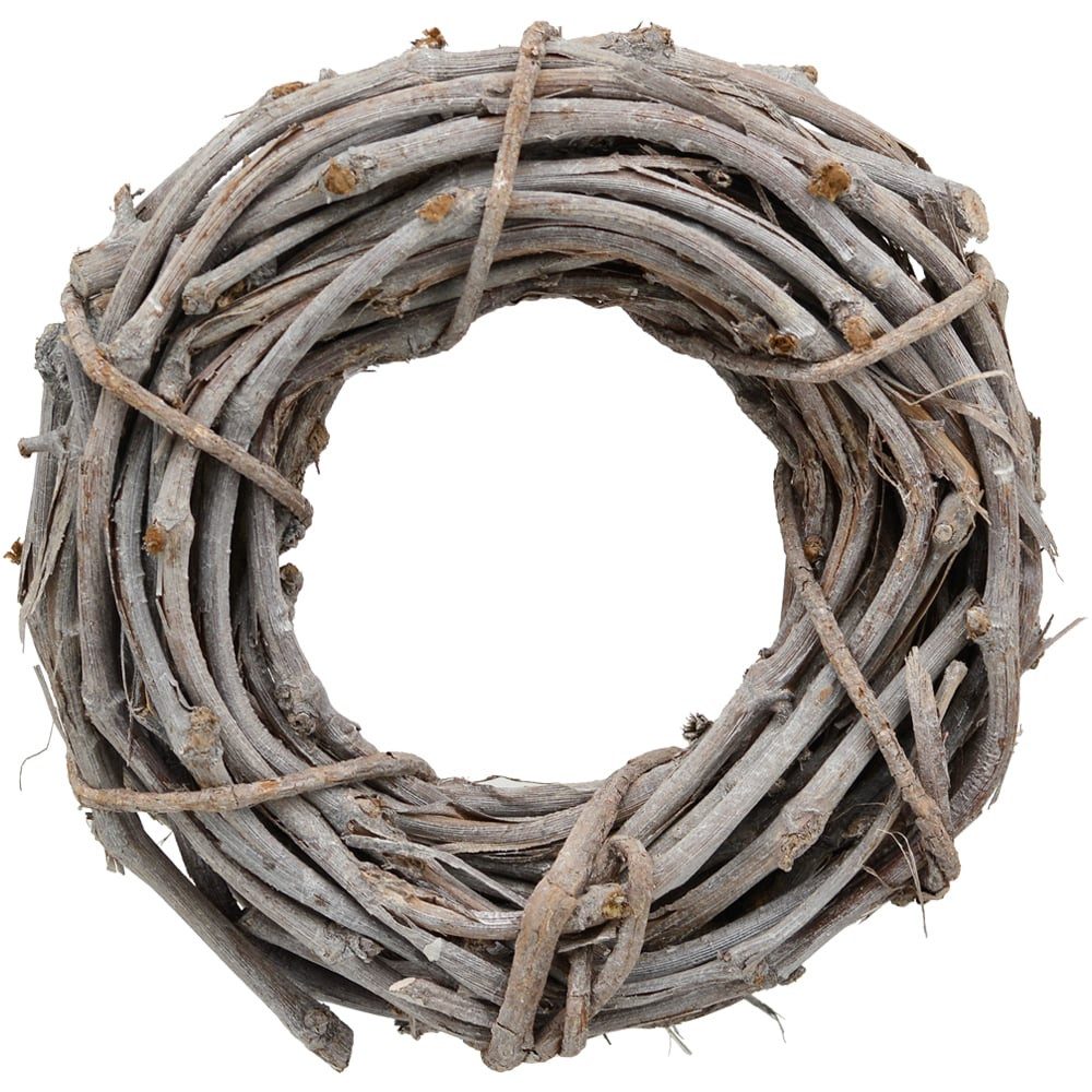 matches21 HOME & HOBBY Bilderrahmen Türkränze Rattan grau gewickelt div Größen