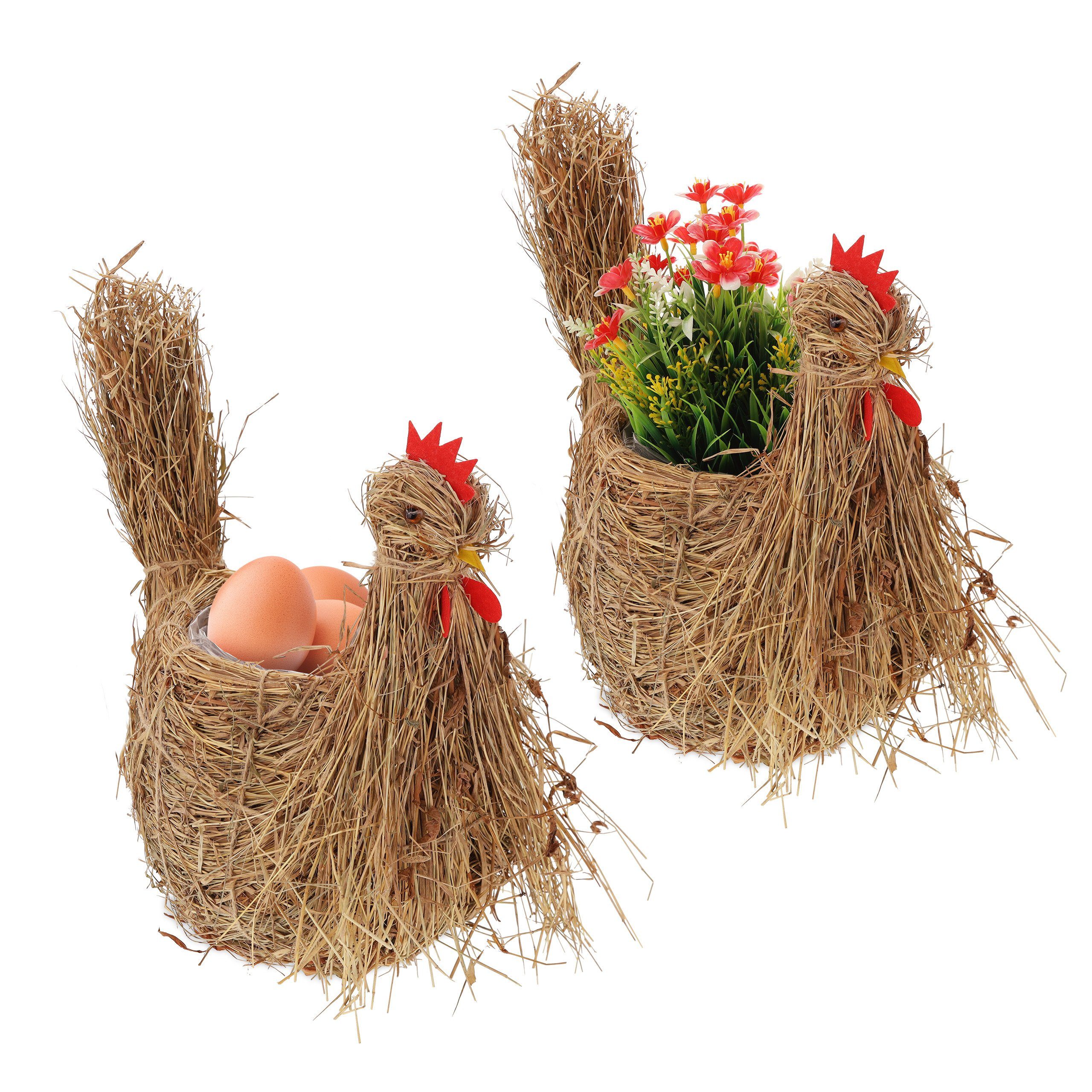 Blumentopf Huhn Blumentopf im 2er Set