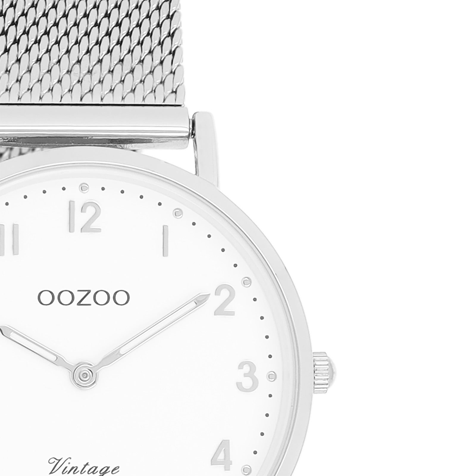 OOZOO Quarzuhr Oozoo Unisex Armbanduhr Vintage Series, (Analoguhr), Damen, Herrenuhr rund, mittel (ca. 32mm) Metallarmband, Fashion-Style