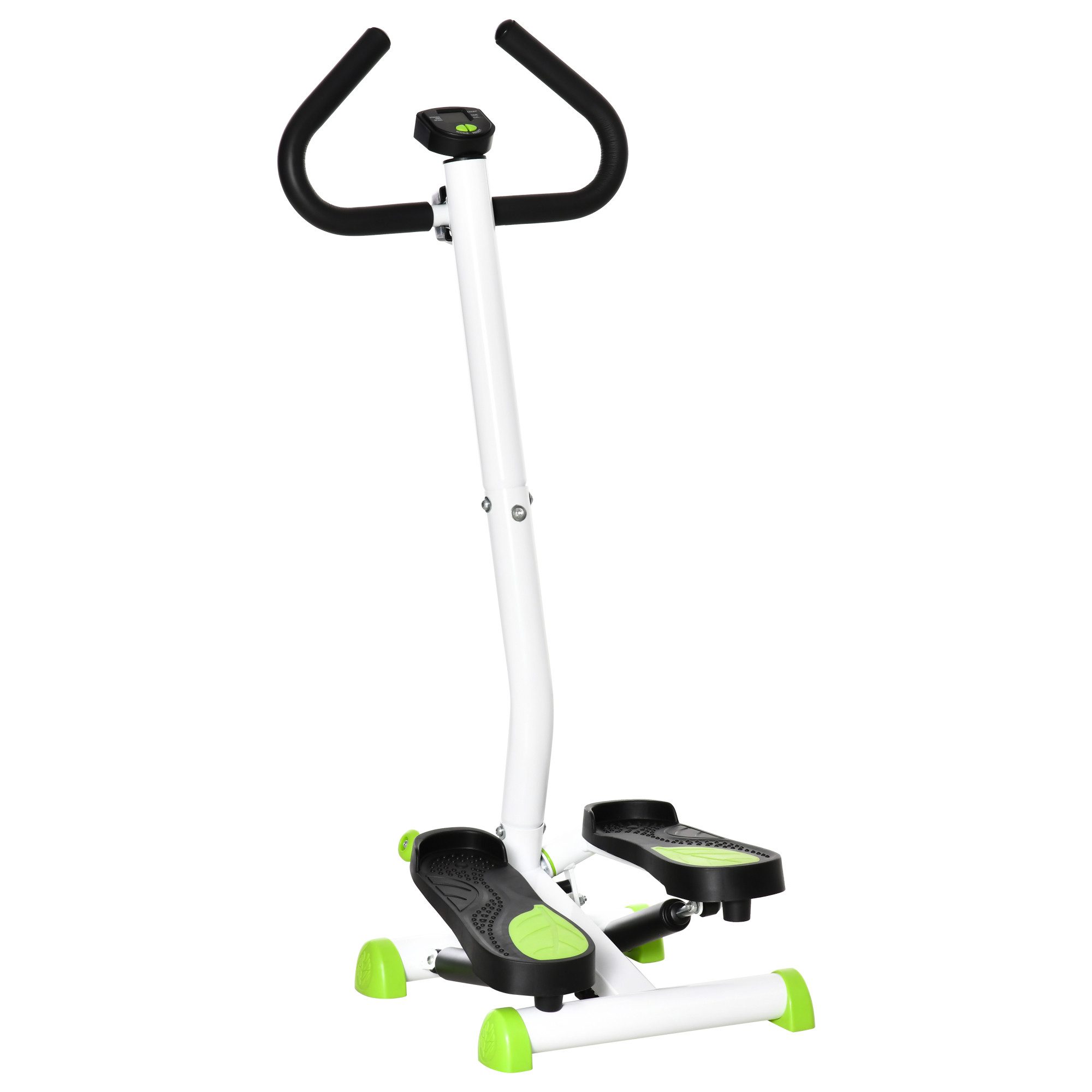 kowdom Stepper Stepper mit LCD-Monitor, 55x44 cm, 100 kg Belastbarkeit (Stepper, Einzelgerät), Stepper, LCD-Monitor, 100 kg Belastbarkeit, gelenkschonend