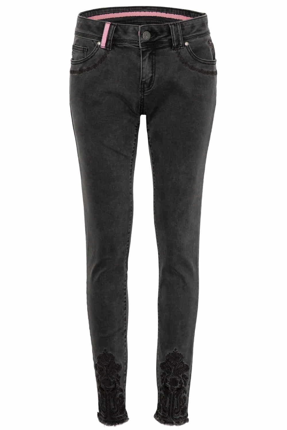 Hangowear Trachtenhose Trachtenjeans Lina dunkelgrau
