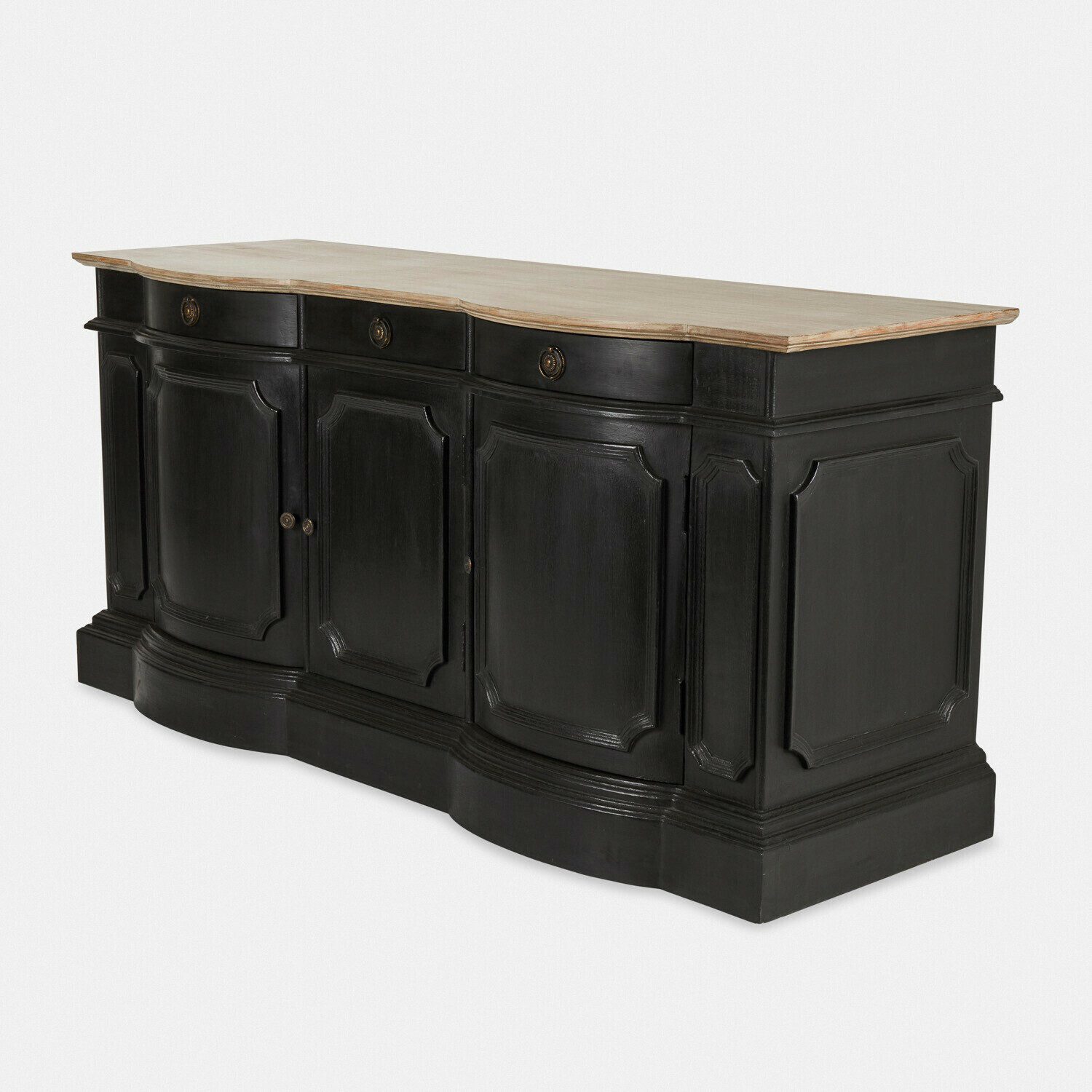 Mirabeau Kommode Sideboard Rélovine antikschwarz/braun