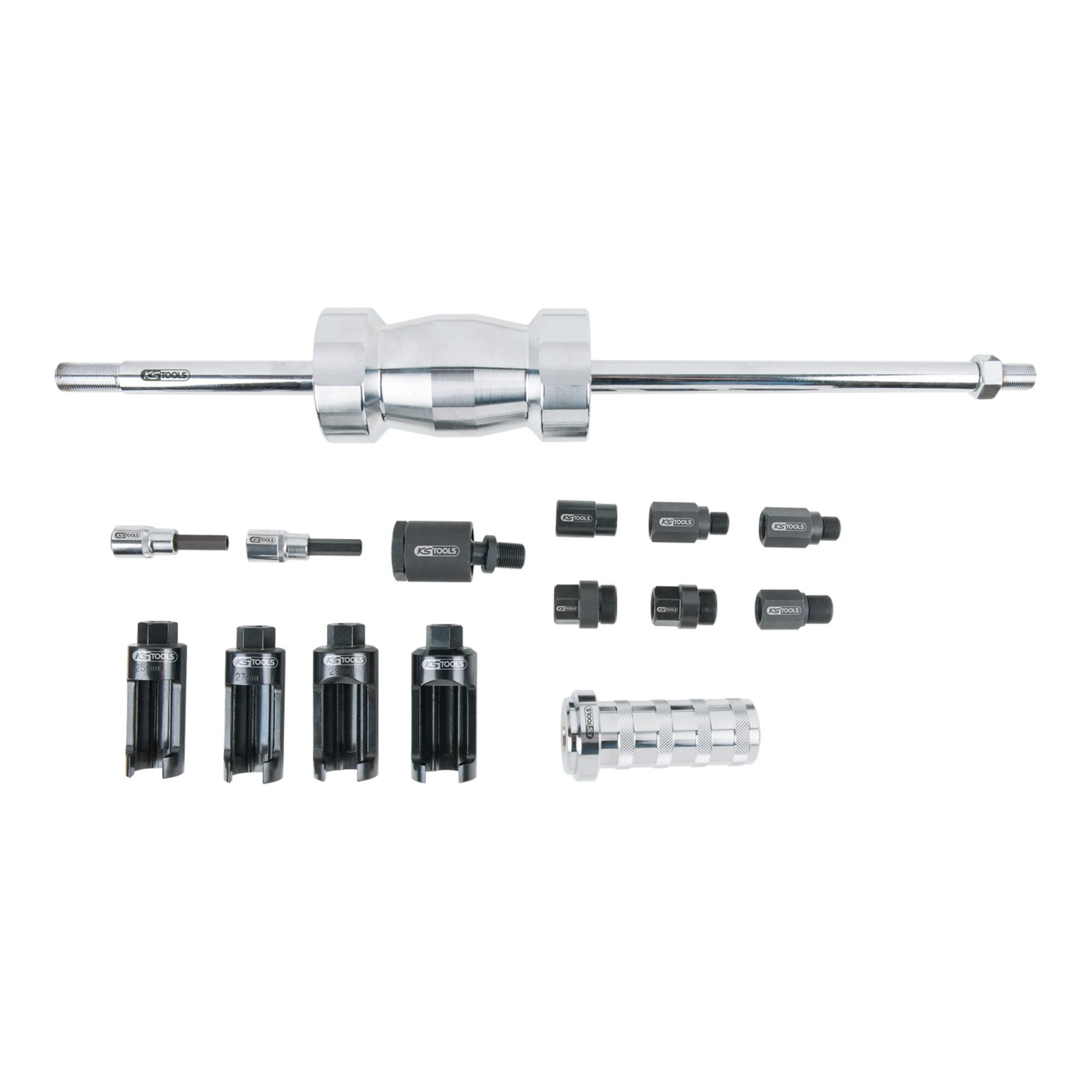 KS Tools Kompressor KS Tools Universal Injektoren-Auszieh-Satz, 14-tlg.