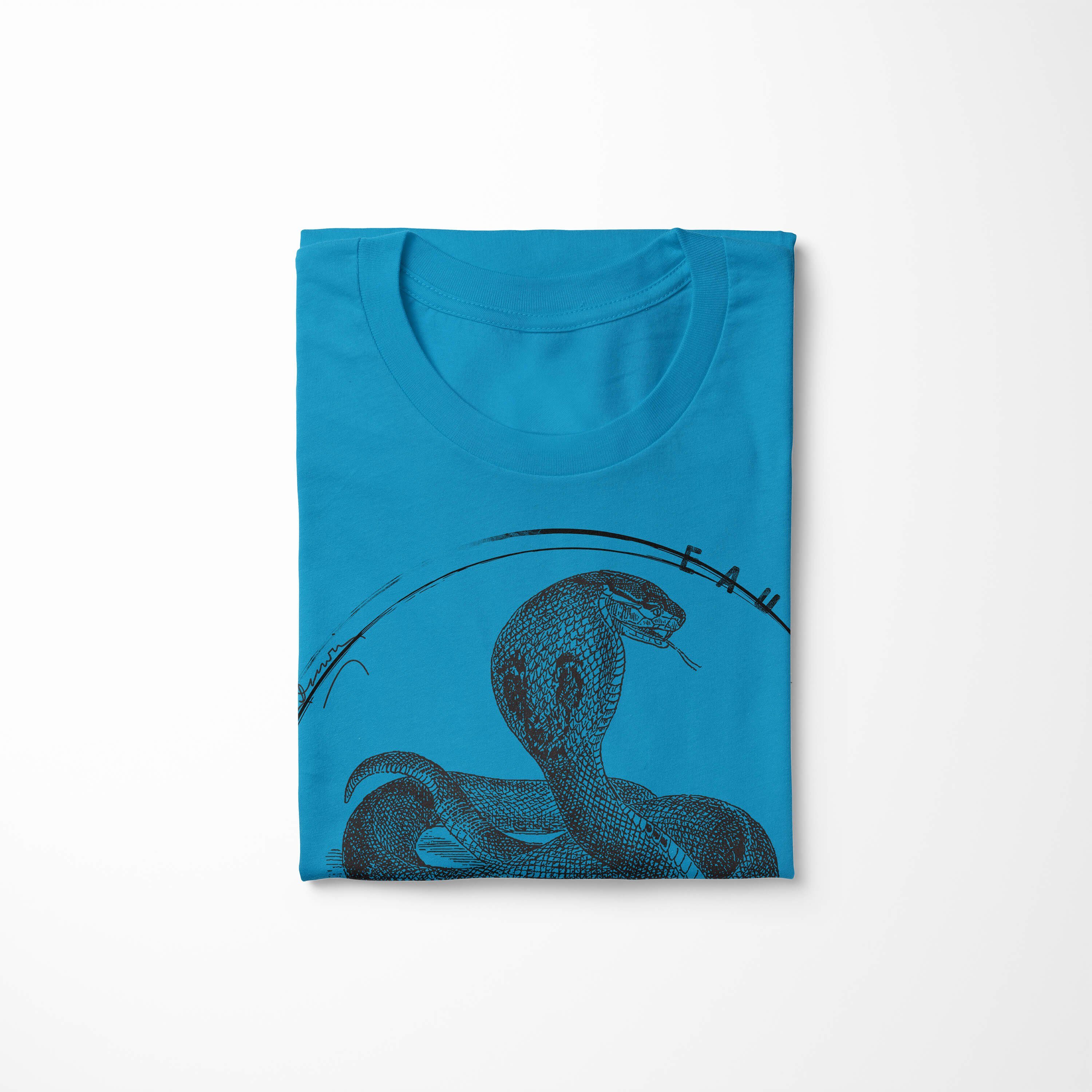 Herren Art T-Shirt Evolution Atoll T-Shirt Kobra Sinus