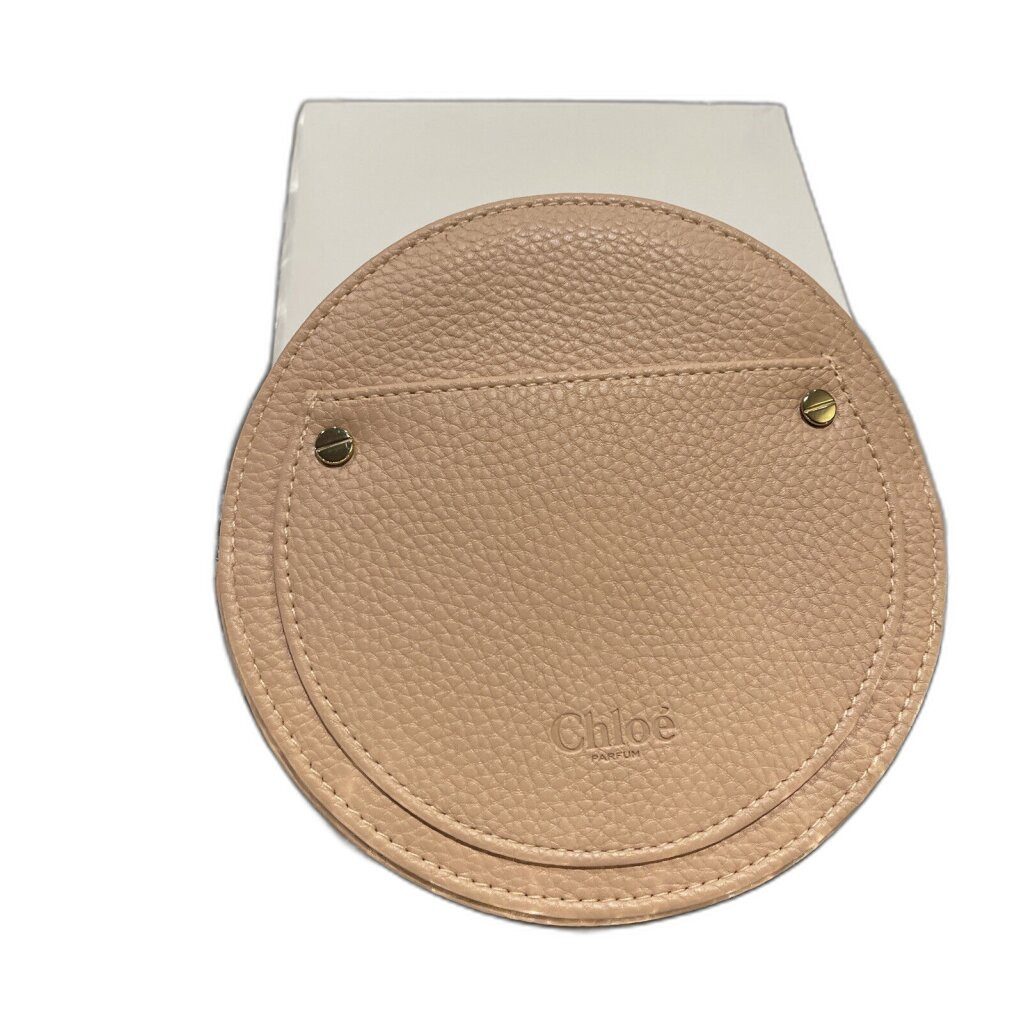 Clutch Pale Pink Round Pouch Large Clutch / Wallet/ Purse