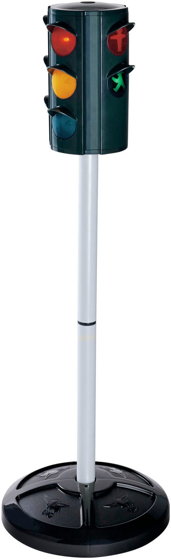 BIG Spiel-Ampelanlage Verkehrsampel Ampelmann, mit Funktion