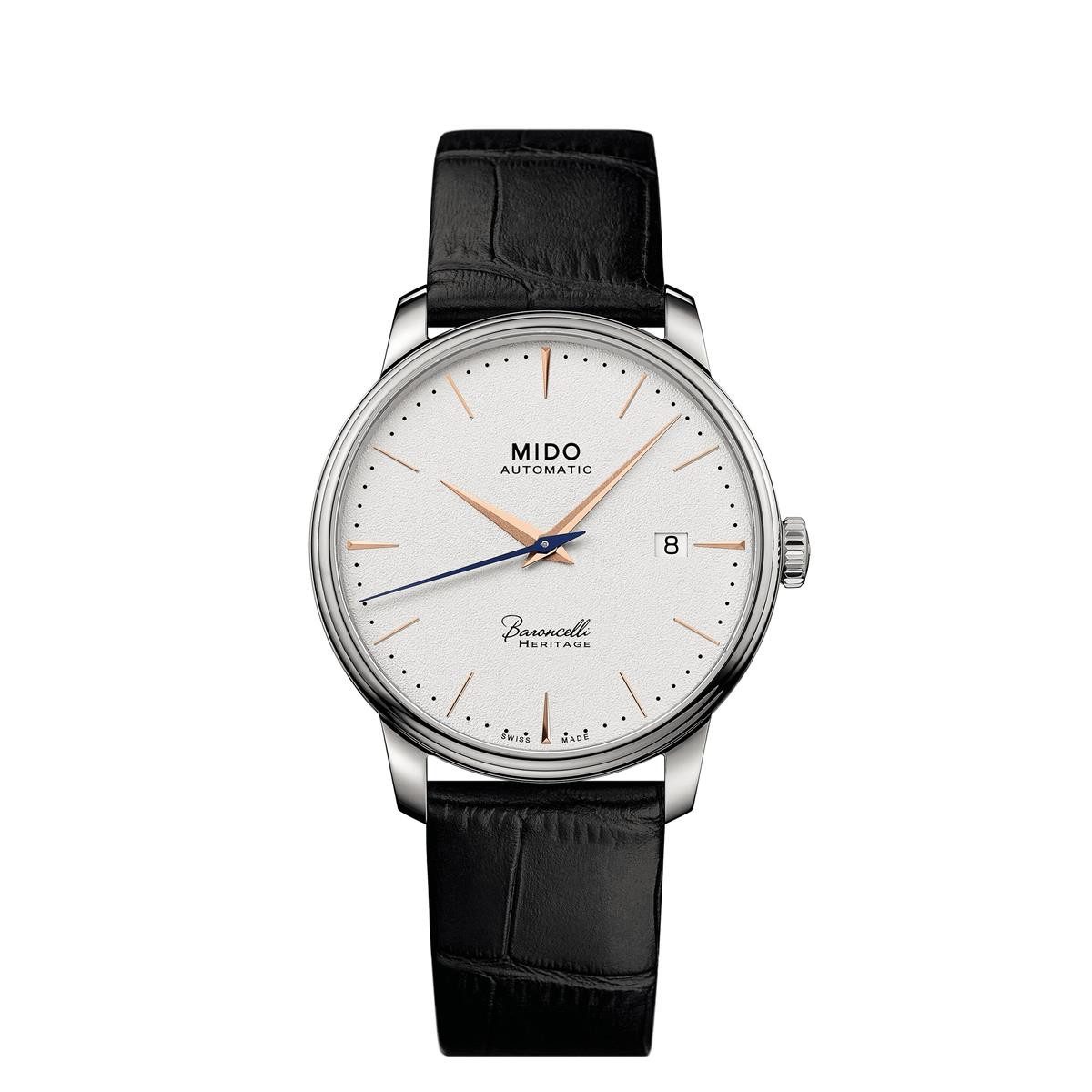 Automatikuhr Mido Herren Uhr M027.407.16.011.00 Baroncelli Heritage