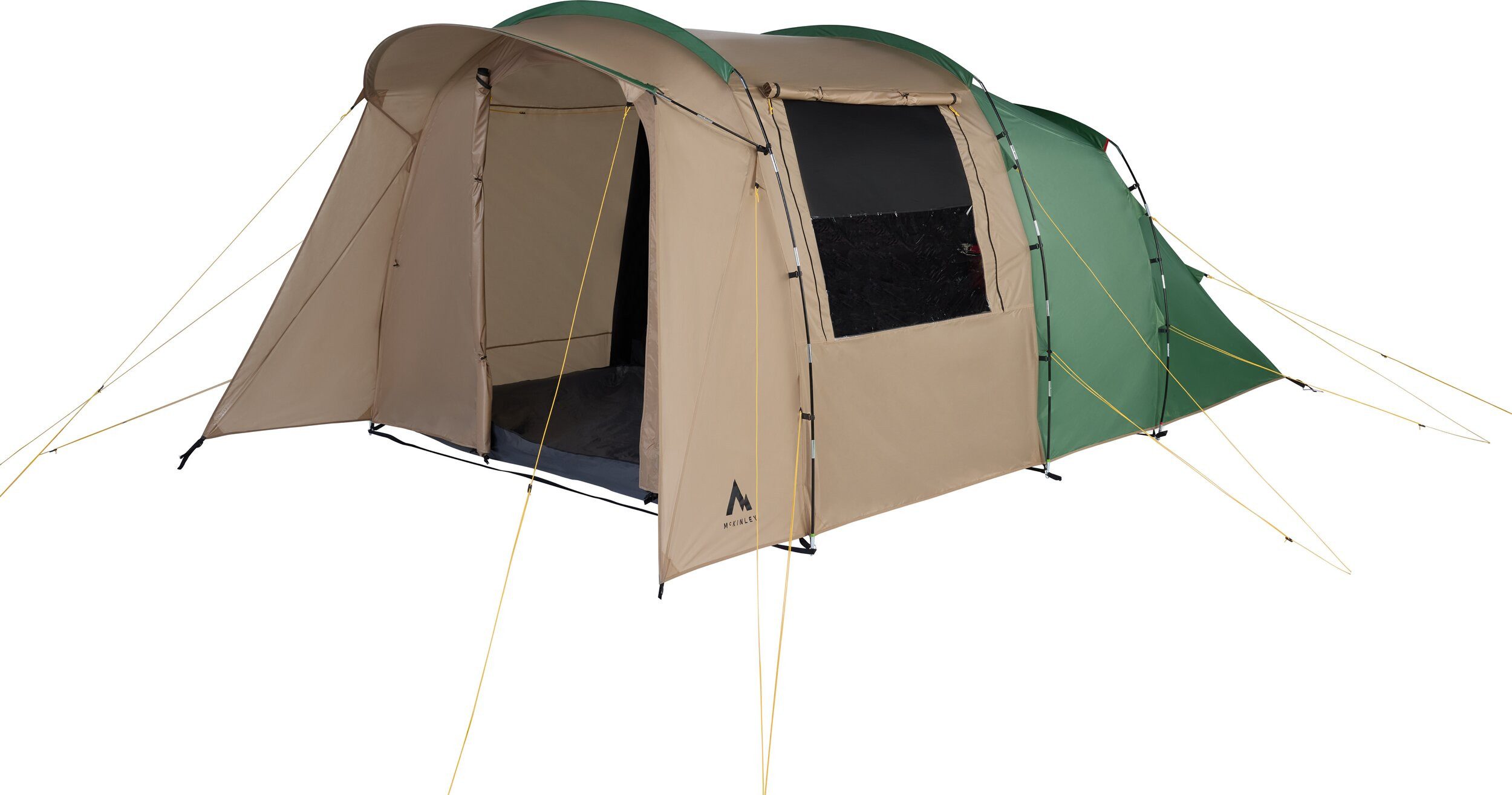 McKINLEY Igluzelt Familien-Zelt Guinea 40.4 SW BROWN LIGHT/GREEN/YE