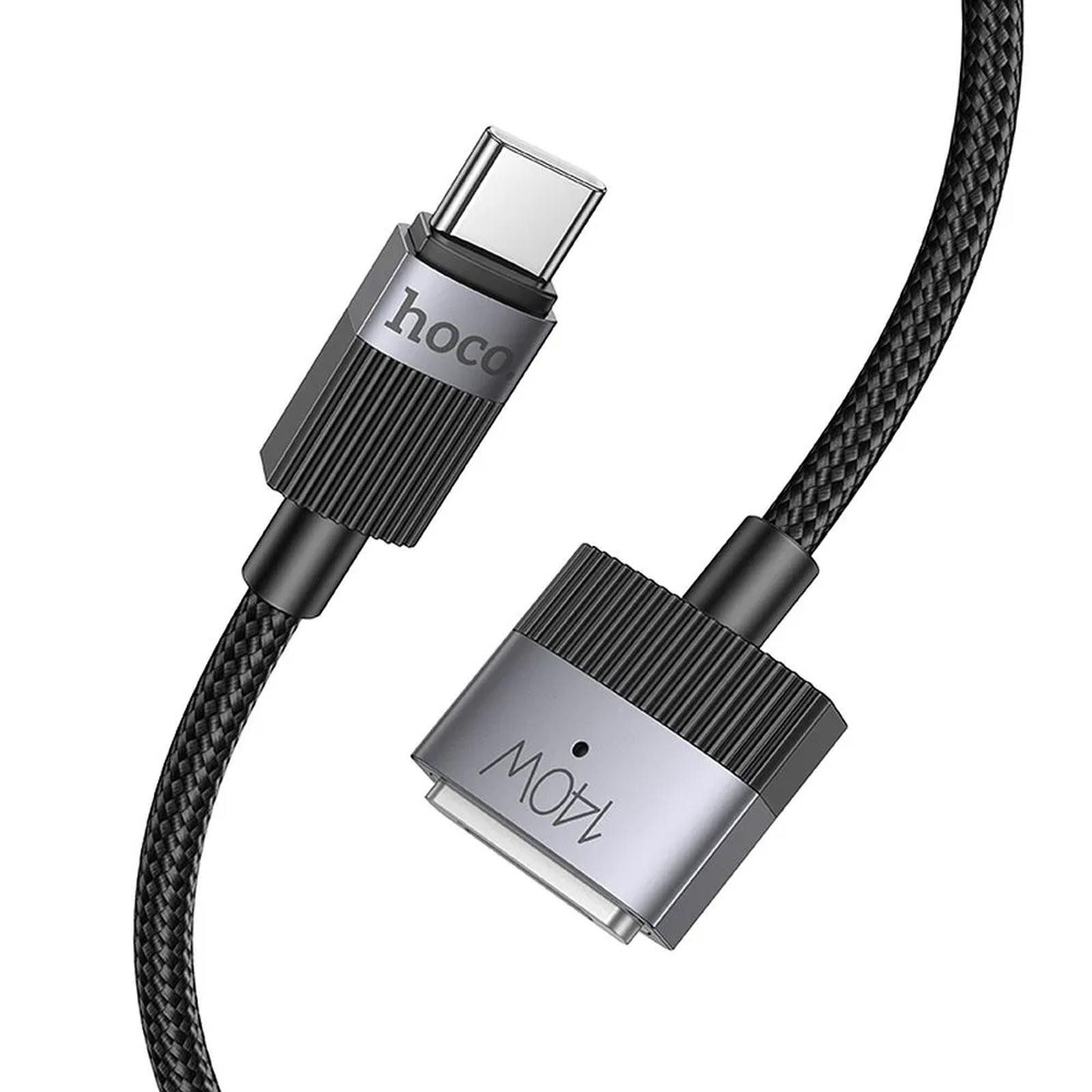 hoco. U141 - Typ-C auf Magsafe 3 magnetisches Ladekabel, MagSafe 3, USB Typ C (180 cm), Ladekabel für Apple MacBook Pro & Air USB C 140W Schnellladekabel 1.8m – Bild 4 von 5