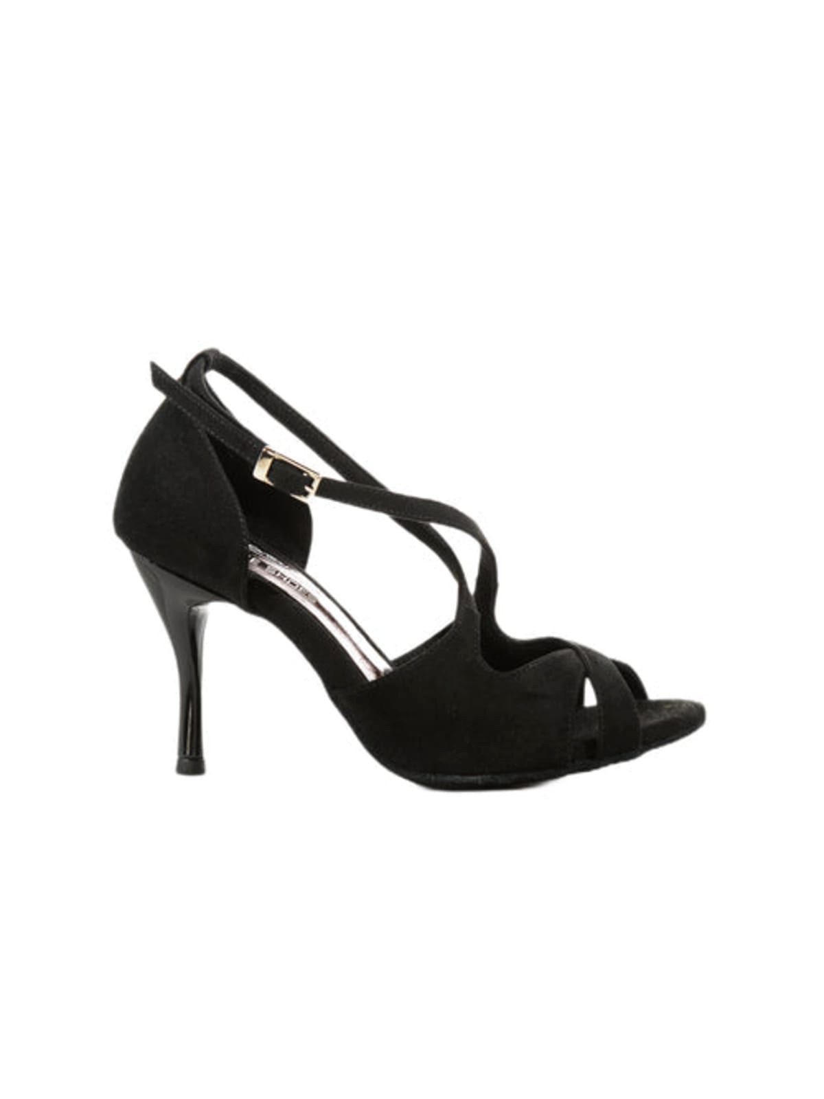 Dancing Queens Grace Harmony Tanzschuhe Wildleder High 8cm High-Heel-Pumps Wildleder Italien, 8 cm Stiletto, gekreuzte Riemchen