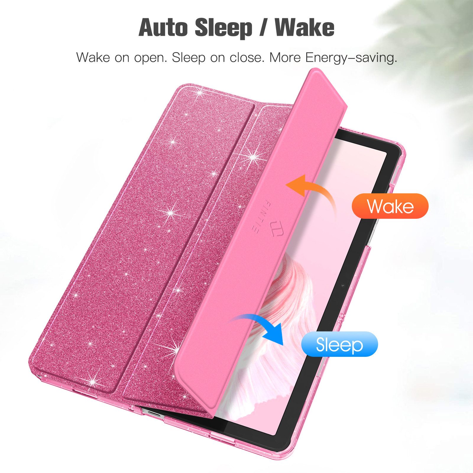 Fintie Tablet-Hülle für Samsung Galaxy Tab A11+ Plus 11" 2025 / Tab A9+ Plus 11 Zoll 2023 11 Zoll, Ultradünn Schutzhülle mit Translucent Rückseite in Matt-Optik – Bild 3 von 5