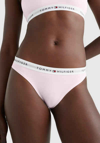 Tommy Hilfiger Underwear Tanga mit Logo auf dem Taillenbund