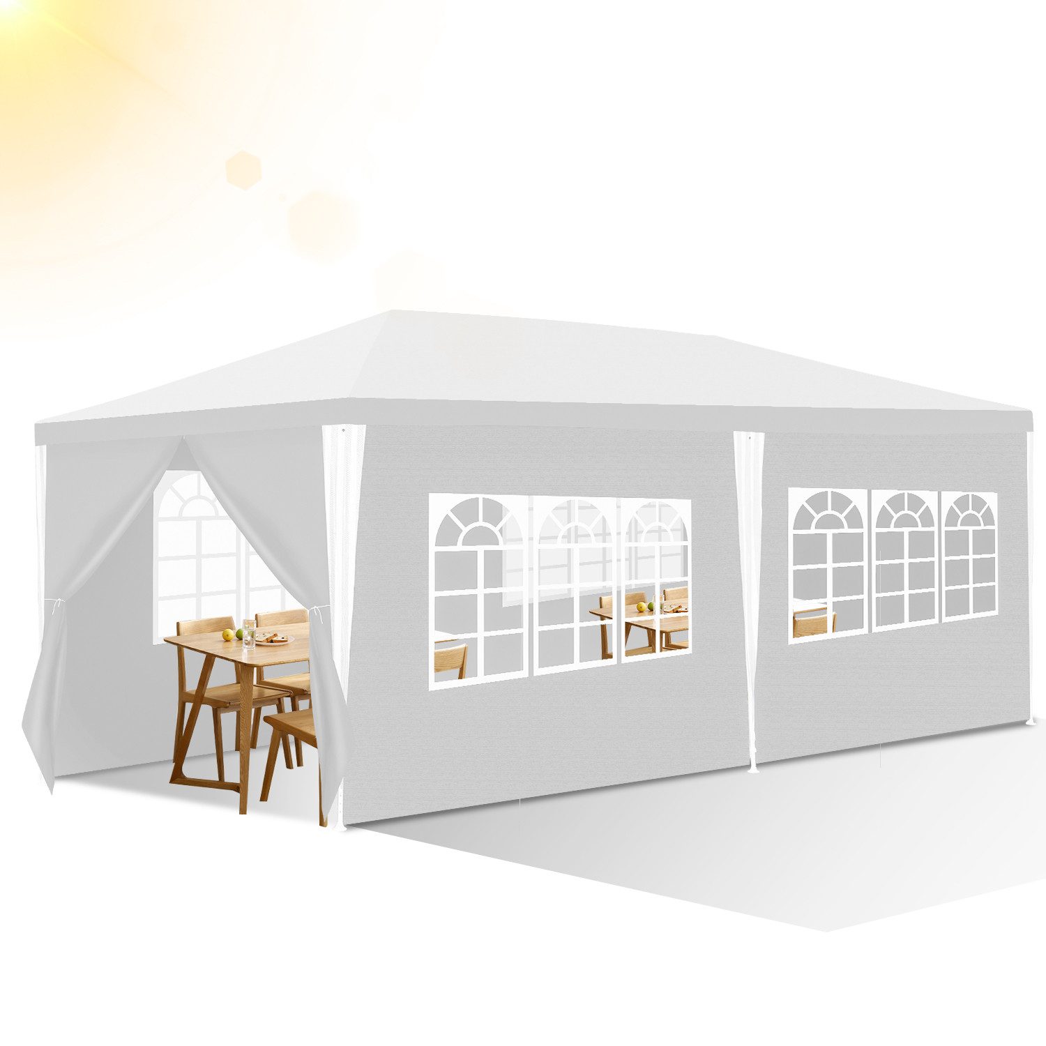 Clanmacy Pavillon Pavillon Garden Pavillon Wasserdicht günstig online kaufen