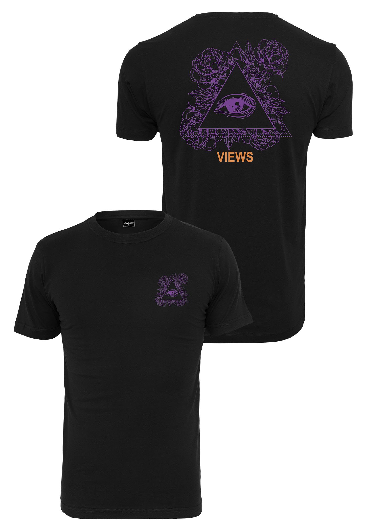 Mister Tee Print-Shirt MT714 Views black Purple