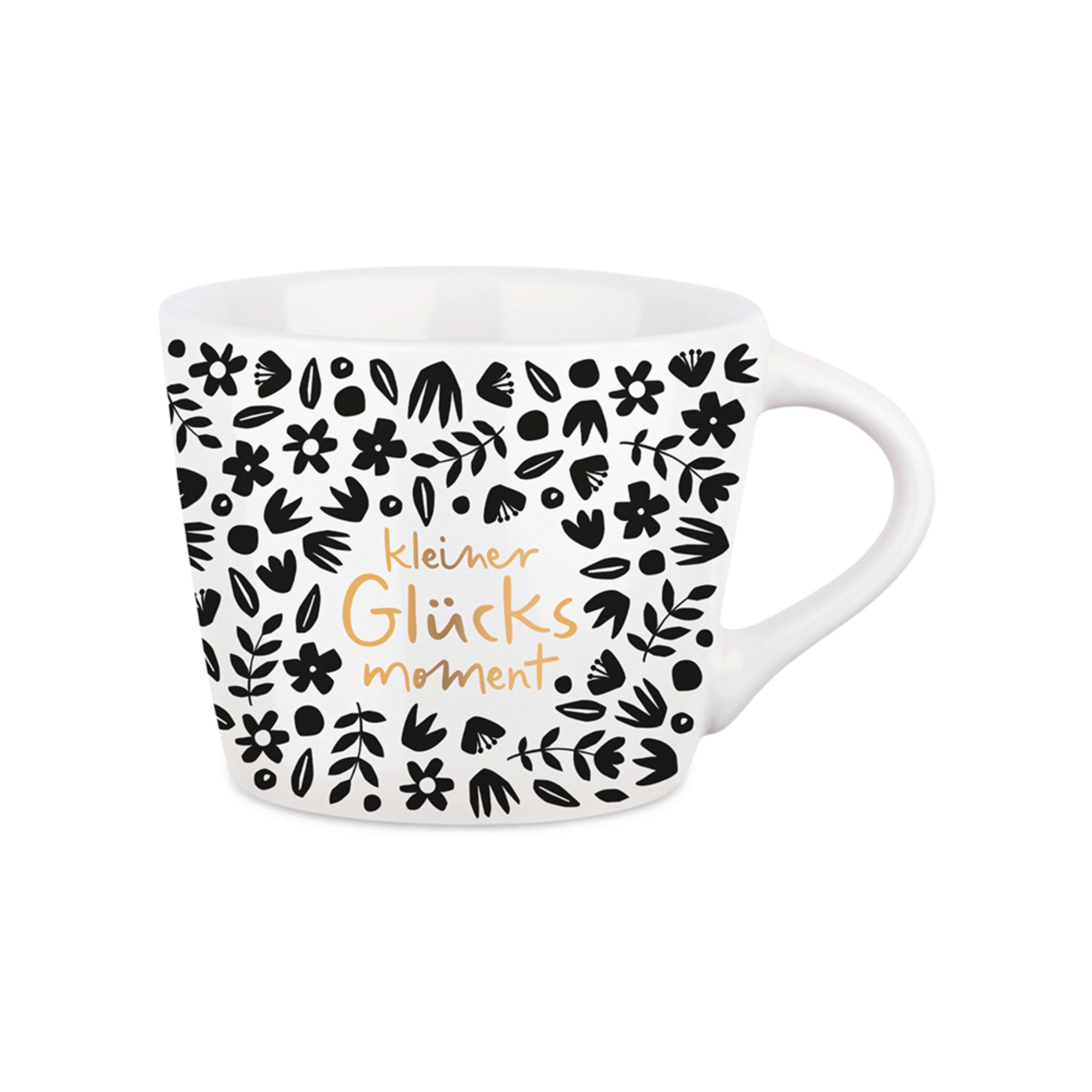 Grafik Werkstatt Tasse Espresso-Tasse Schreibkram Manufaktur Glücksmoment, Keramik