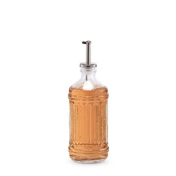 Zeller Present Ölspender Essig-/Ölflasche, 500 ml, Glas, transparent, Ø7,8 x 23 cm