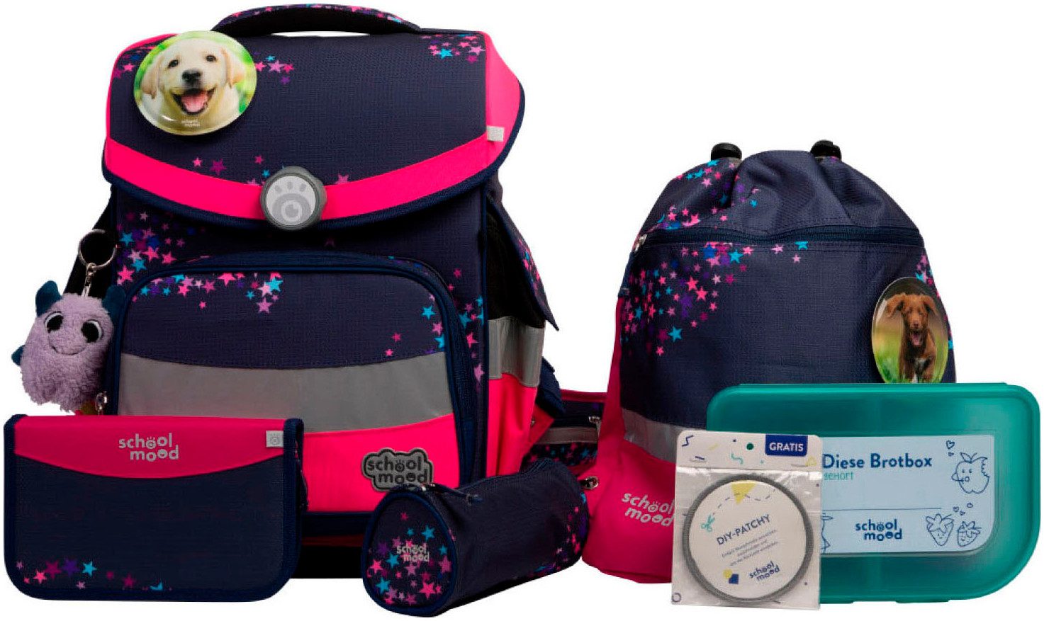 SCHOOL-MOOD® Ранцы Timeless Pro (Set, 7-tlg)