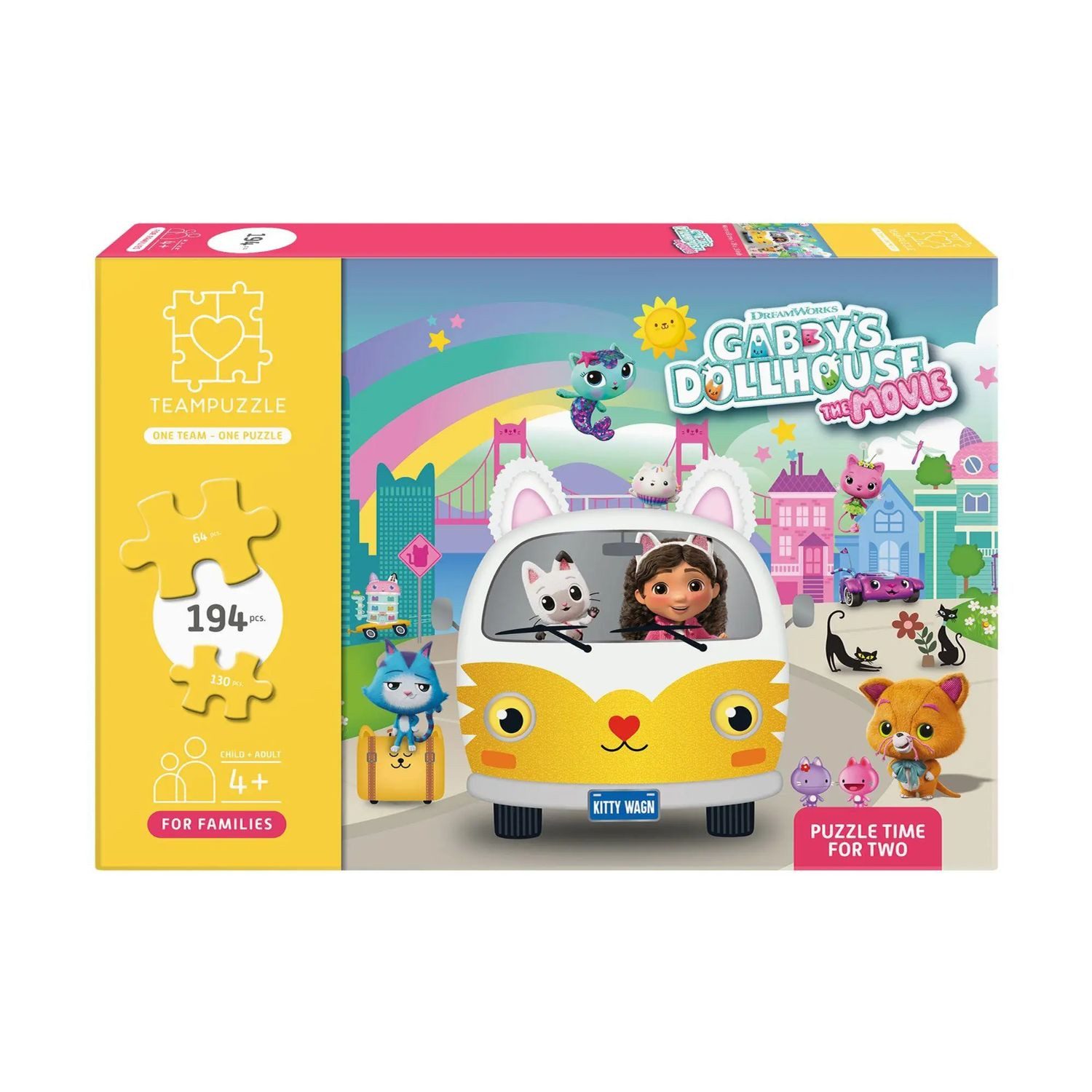 Puzzle Gabby's Dollhouse, 194 Puzzleteile