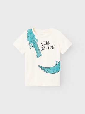 Name It T-Shirt T-Shirt Print bequemes Rundhals Kinder Shirt Kurzarm (2-tlg) 7174 in Weiß-2